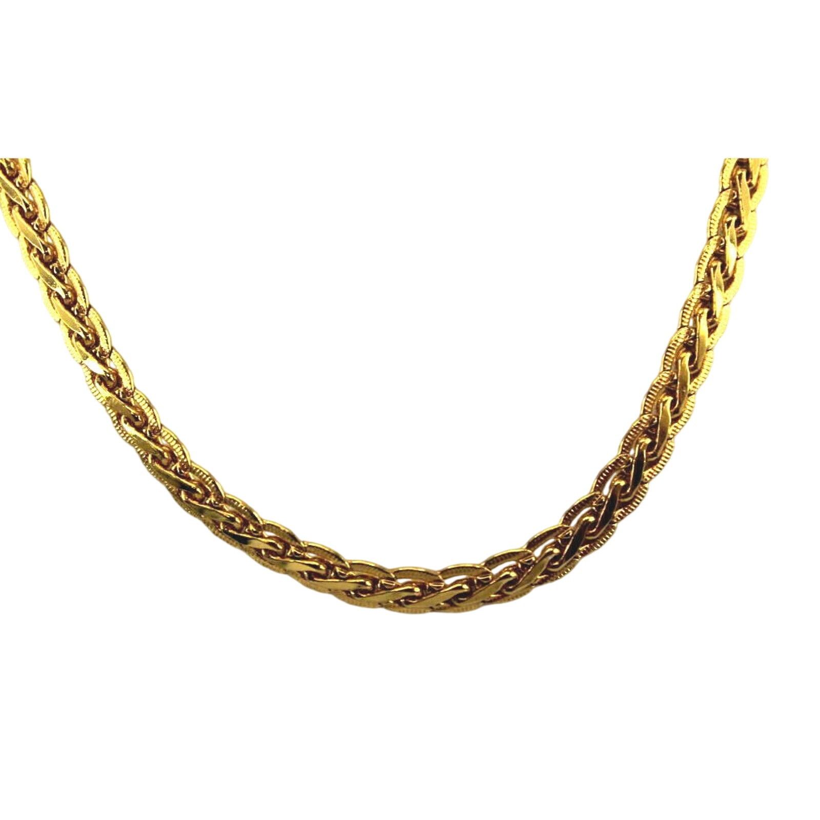 Other Classic Napier Goldtone Twist Design Chain Necklace Size ONE SIZE - 2 Thumbnail