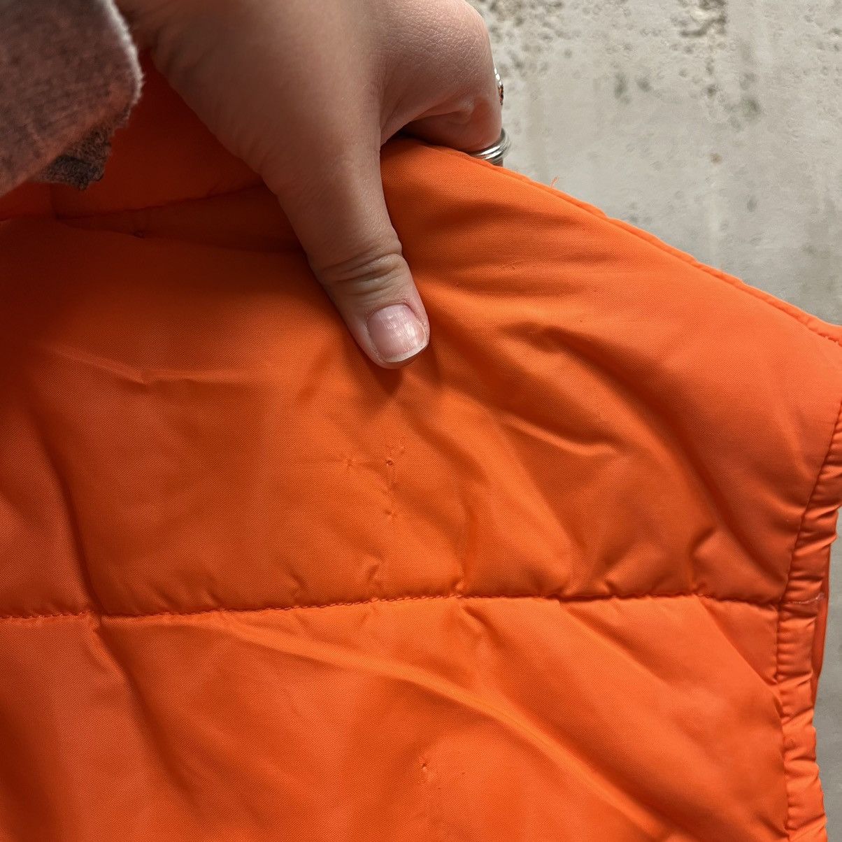 Chalk Line Vintage 80s Chalk Line Clemson Tigers Orange Puffer Vest L Size US L / EU 52-54 / 3 - 6 Thumbnail
