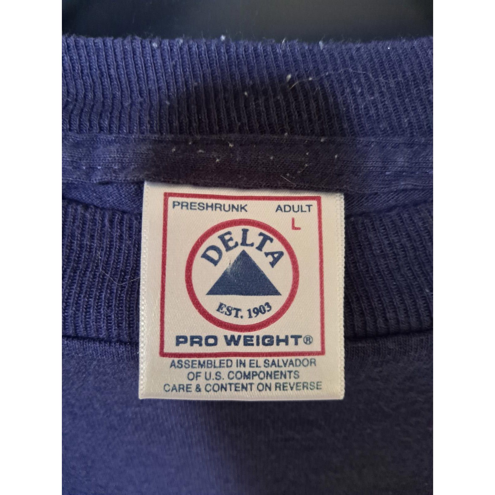 Delta Delta Pro Weight Cheers Boston Embroidered Tee- Shirt Size L Size US L / EU 52-54 / 3 - 3 Thumbnail
