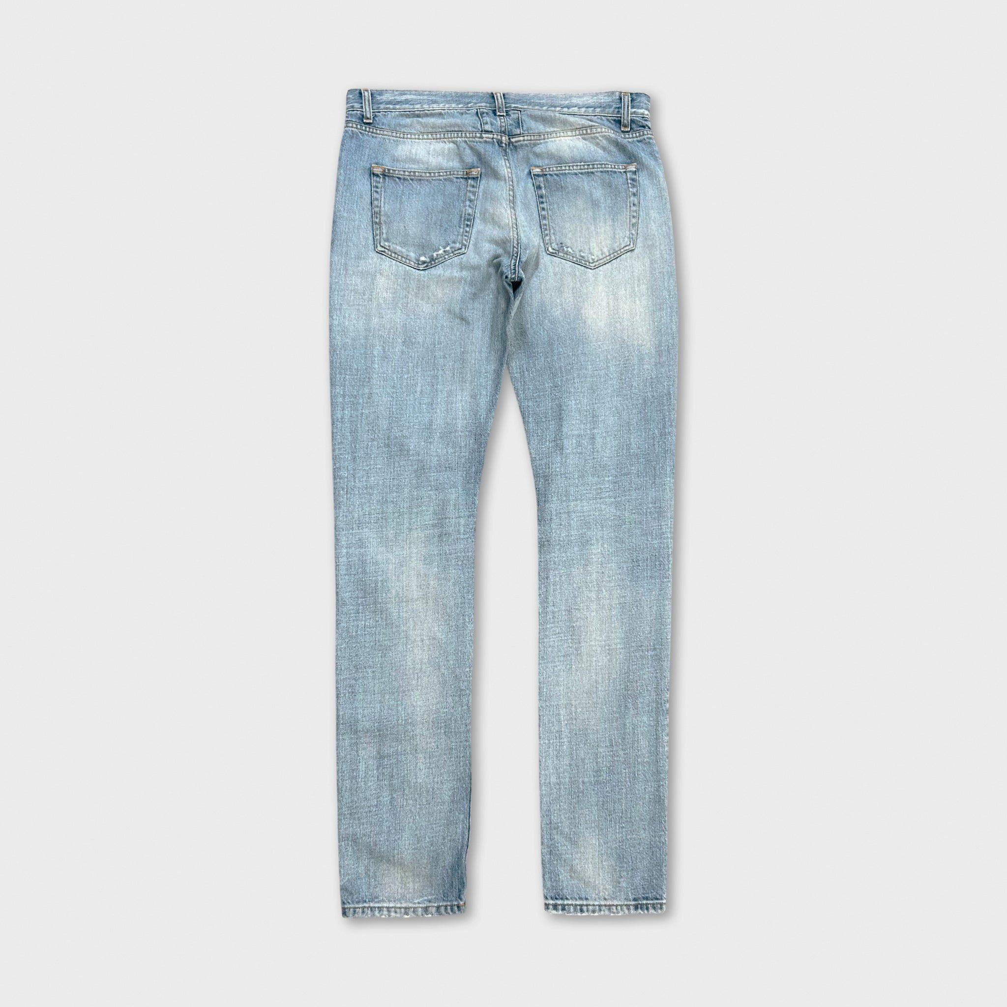 Saint Laurent Paris Saint Laurent D02 Blue Skinny Jeans Size US 32 / EU 48 - 5 Thumbnail