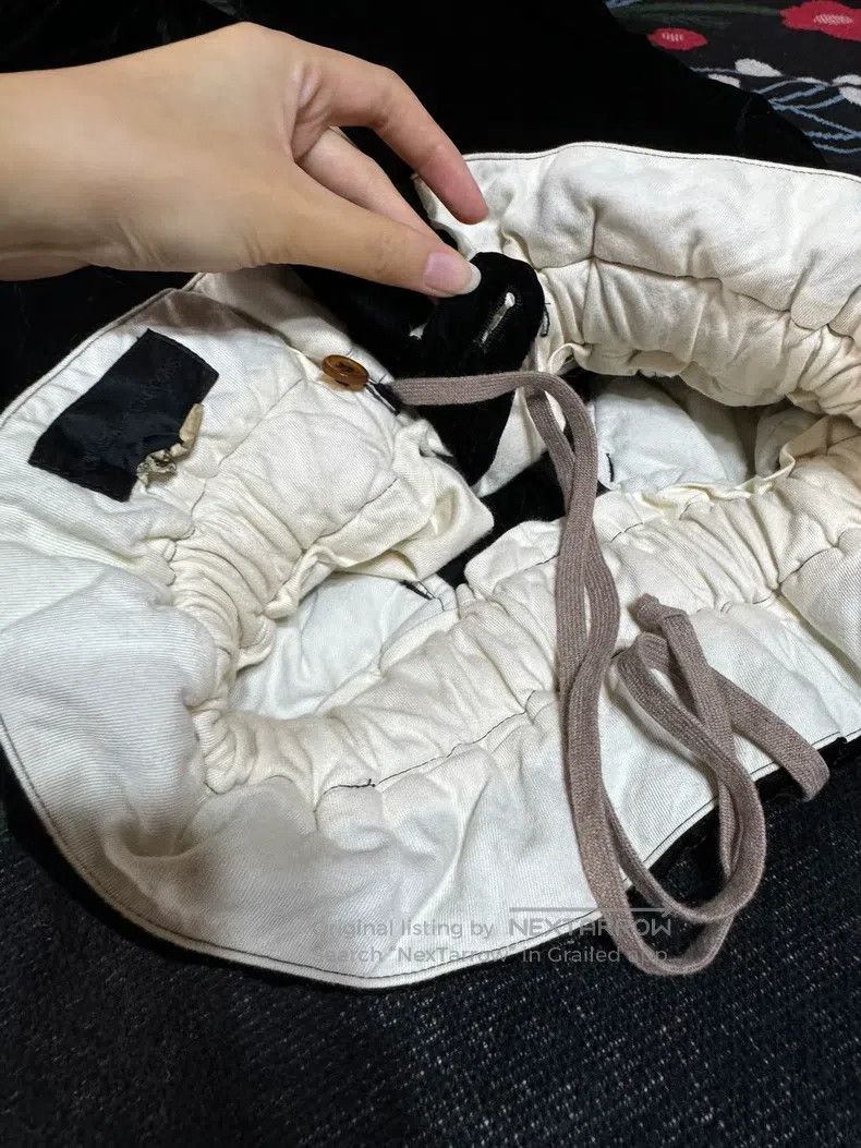 Comme des Garcons Comme Des Garcons size XS Antique Velvet Flower Bud High W Size 22" - 4 Thumbnail
