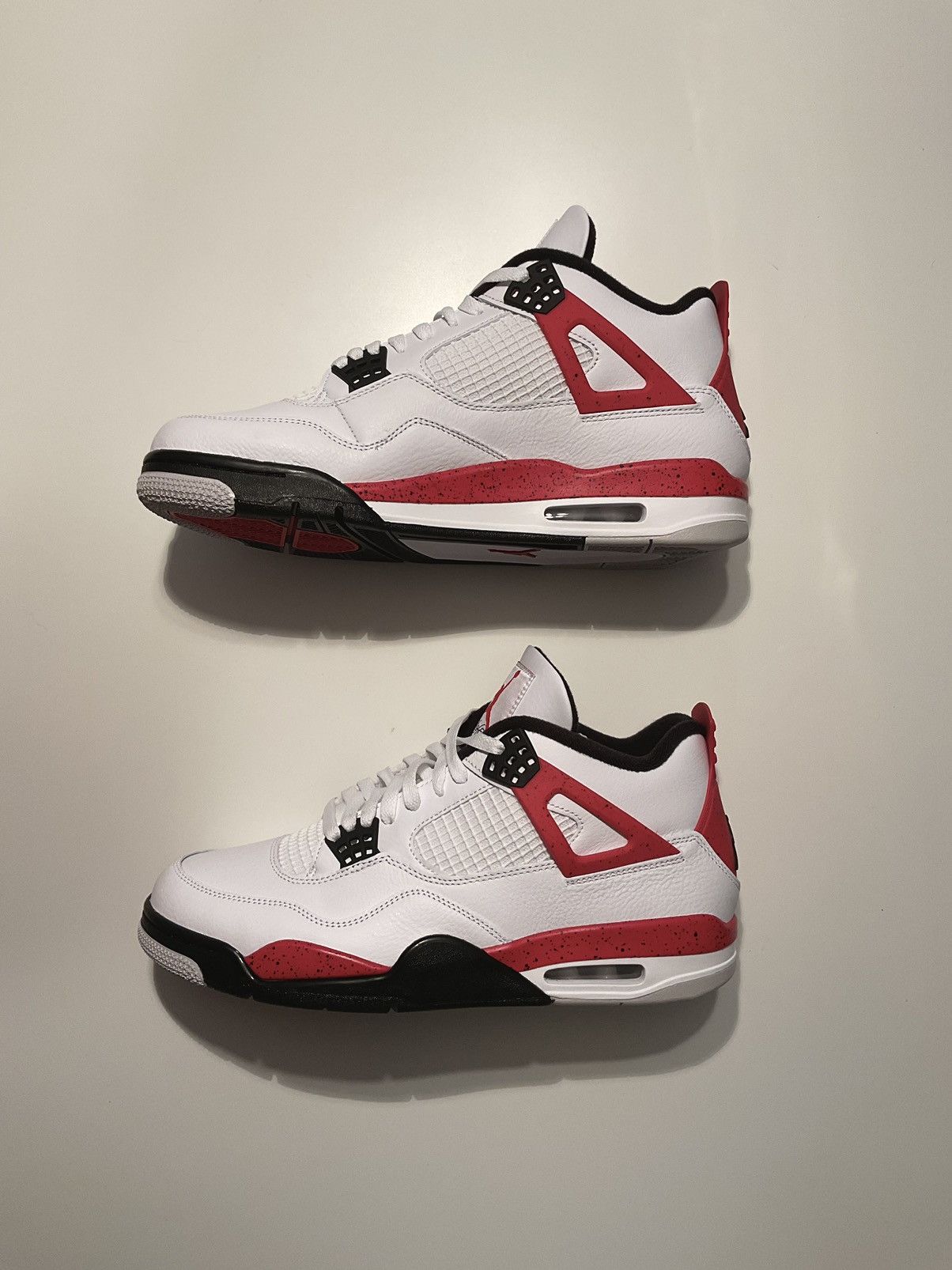 image of Nike Jordan 4 Red Cement Shoes, Men's (Size 11.5)