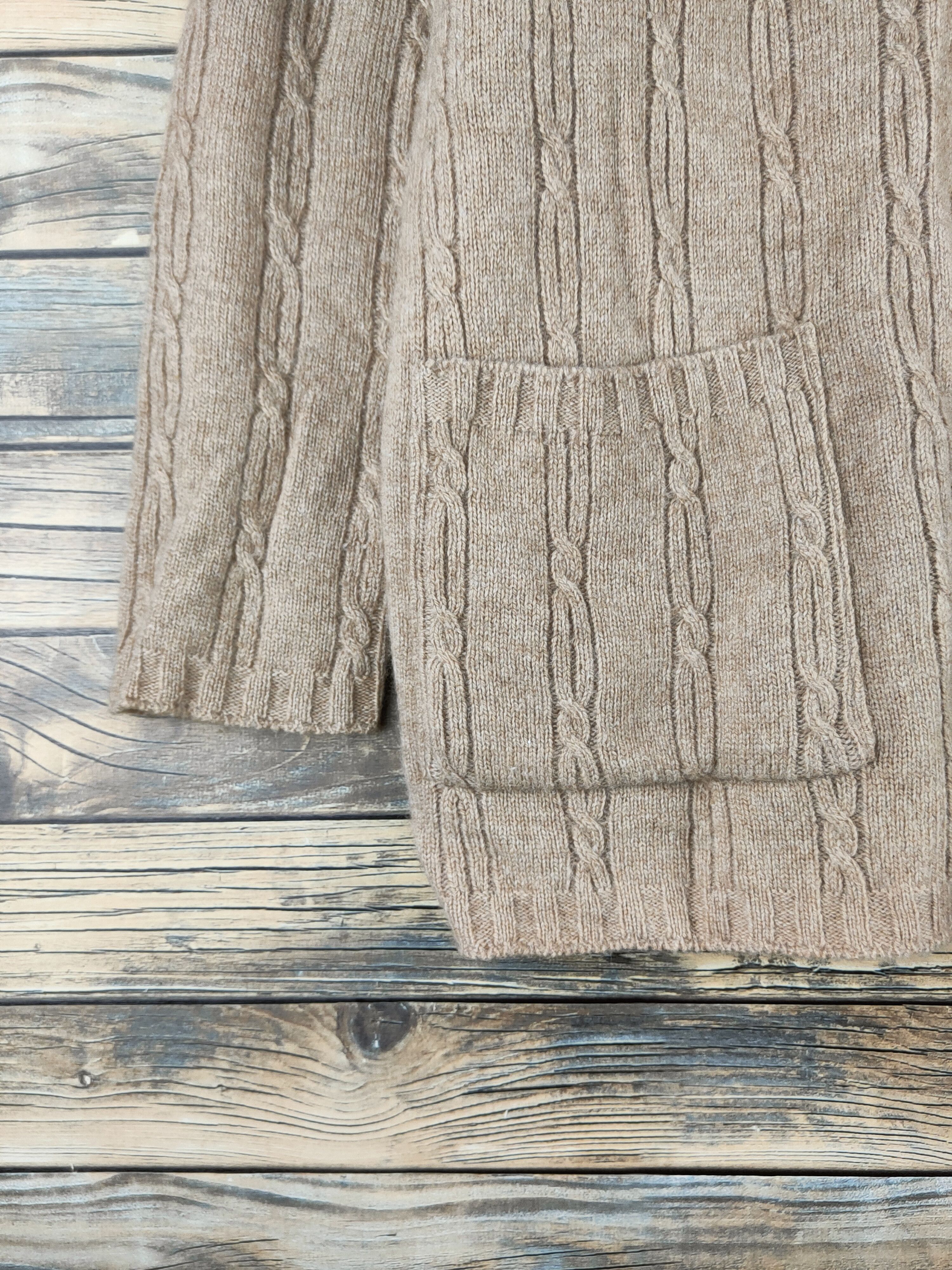 Japanese Brand DL Zazie Beige Knitwear Sweaters #46-529 Size US L / EU 52-54 / 3 - 4 Thumbnail