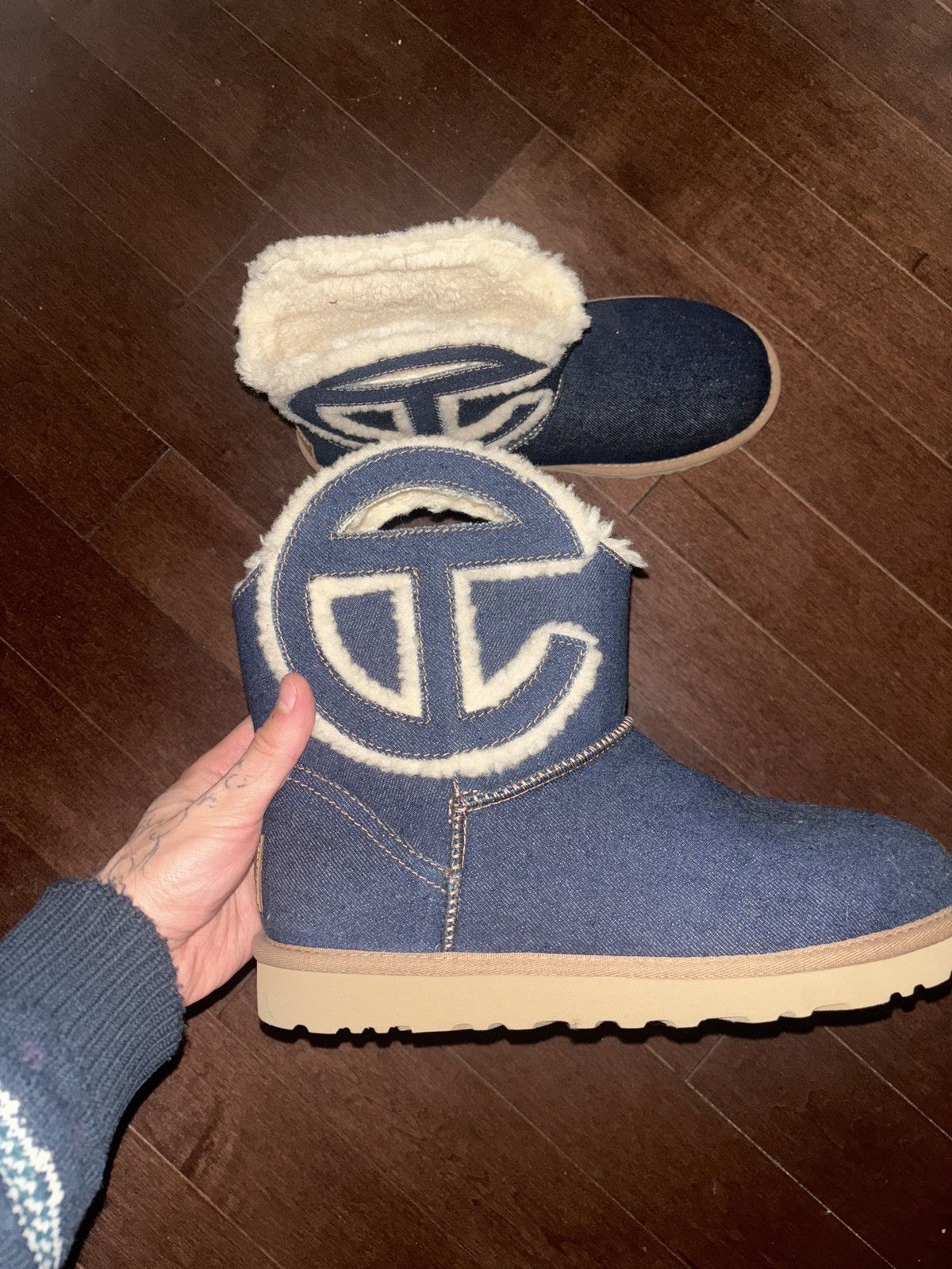 Telfar × Ugg Ugg x Telfar “indigo denim” boots Size US 10 / EU 43 - 3 Thumbnail