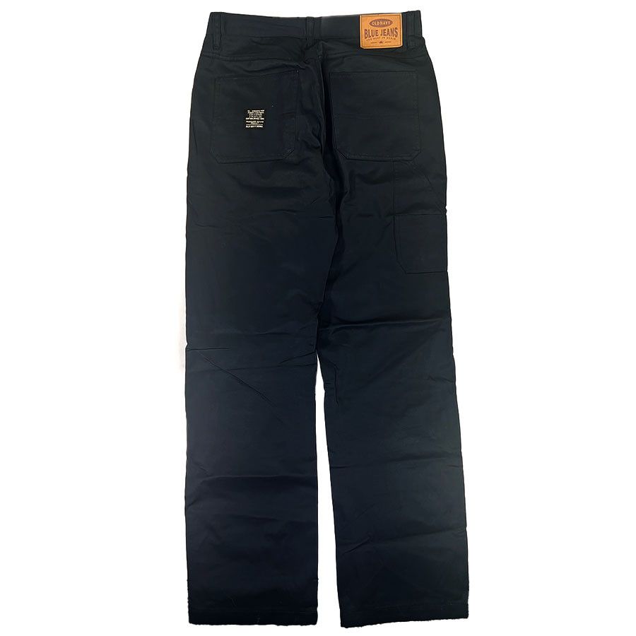 Old Navy Old Navy Black Nylon Denim-Style Vintage Pants Size US 31 - 3 Thumbnail