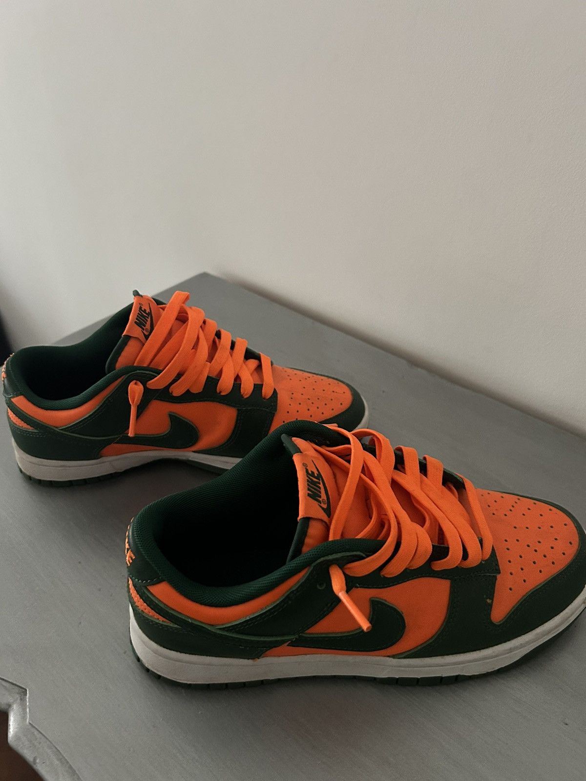 Nike Nike Dunk Low Retro Miami Hurricanes Size US 6 / IT 36 - 3 Thumbnail