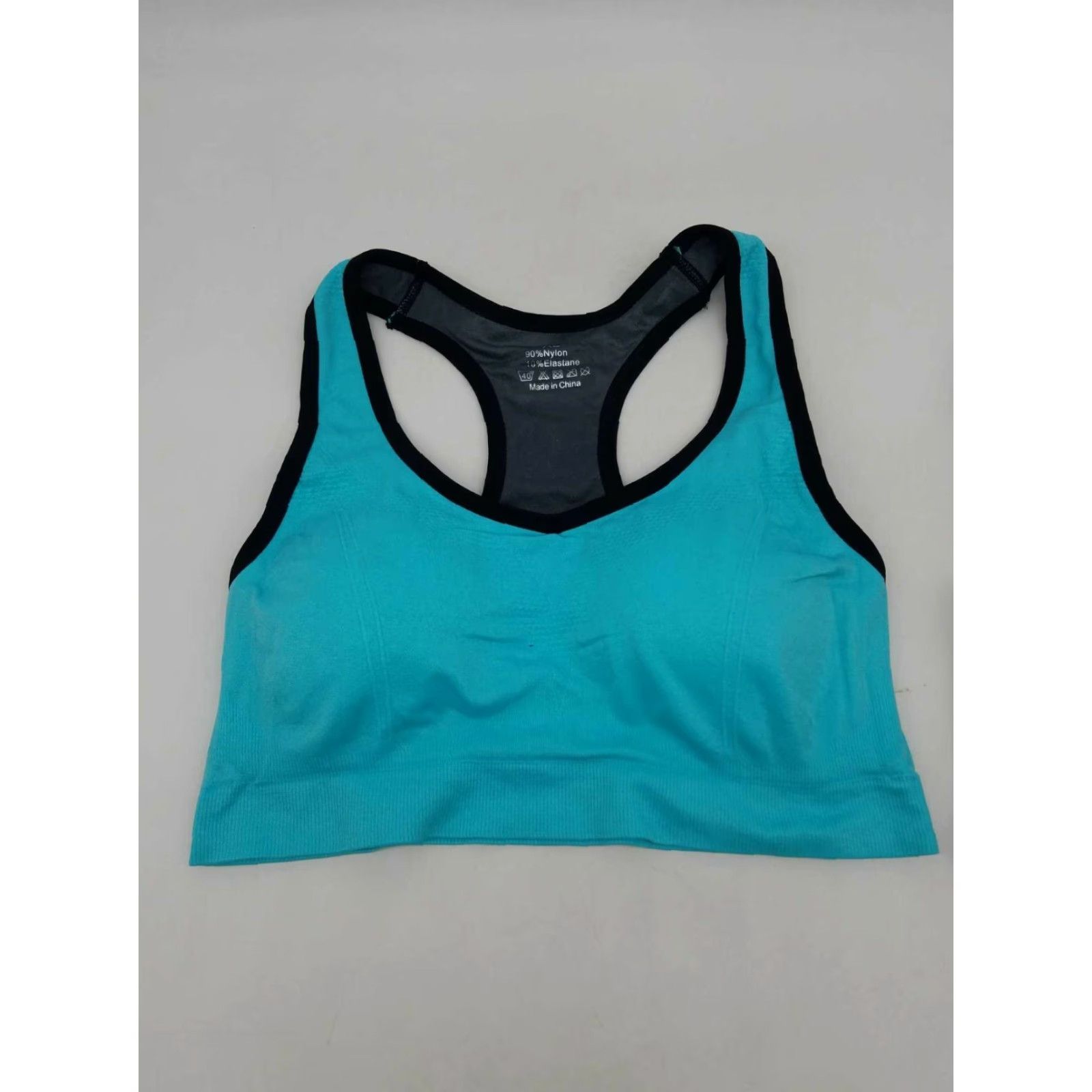 Vintage Set Of 2 Womens Black & Blue Sleeveless Pullover Active Wear Sports Bra XL Women's Black/Blue Sports Bra Set Of 2 XL Women Activewear Pullover Bra Size XL / US 12-14 / IT 48-50 - 2 Thumbnail