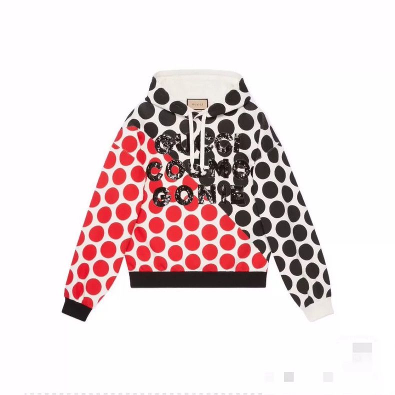 Gucci Gucci Contrast color dot pull-up hooded sweatshirt 2504-Nex Size US XS / EU 42 / 0 - 5 Thumbnail
