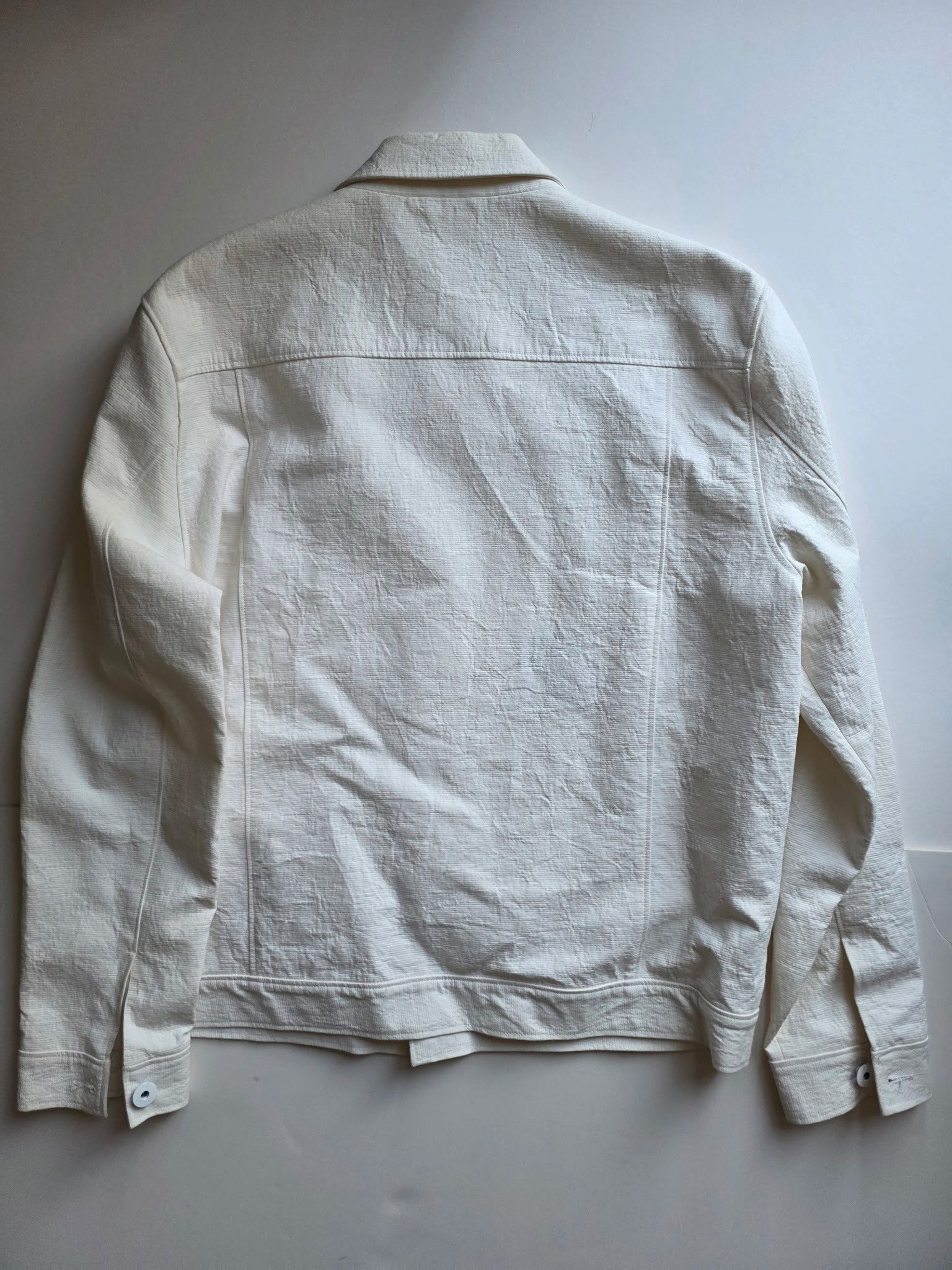 Topman Topman Textured Cotton Trucker Jacket - White - XXL (NWOT) Size US XXL / EU 58 / 5 - 4 Thumbnail