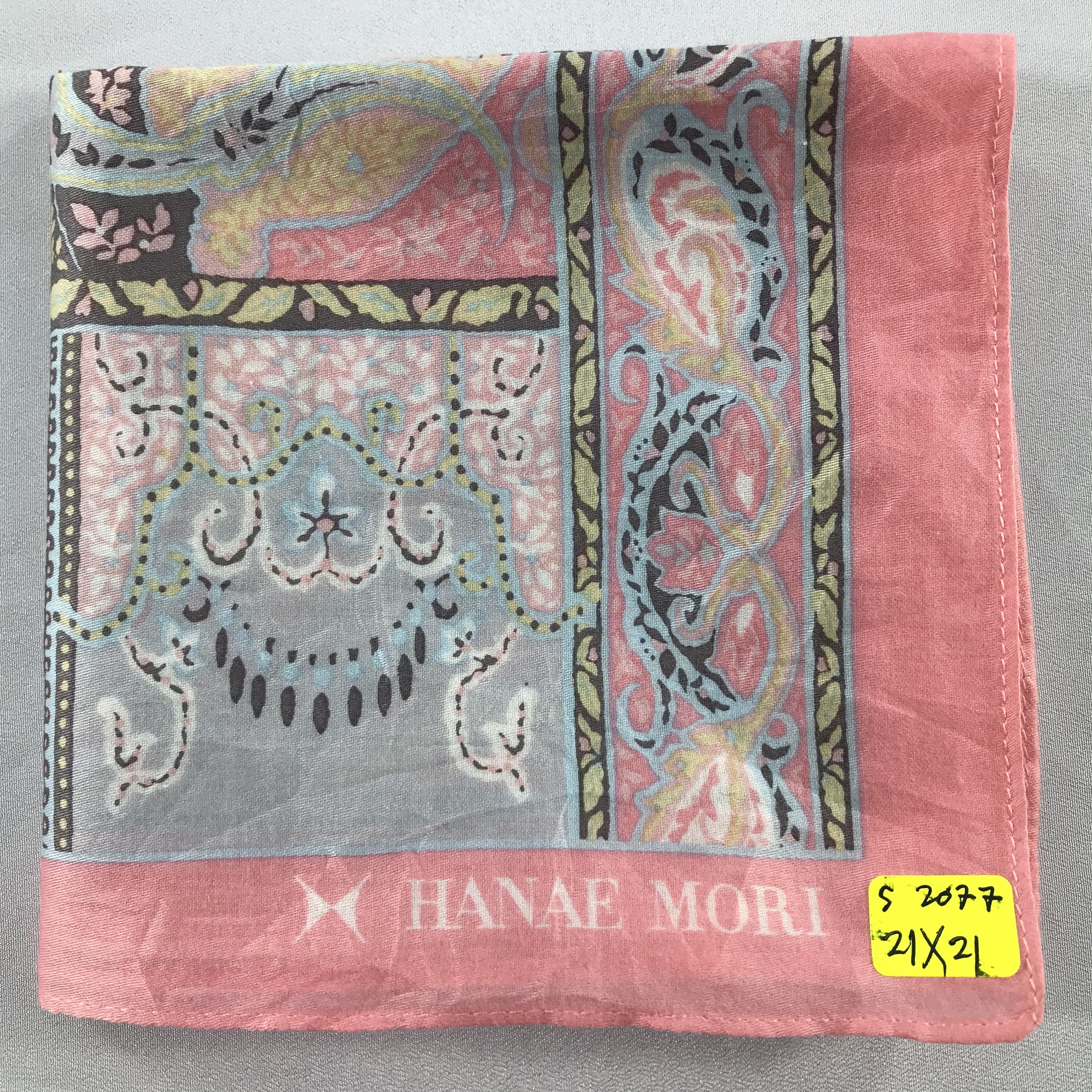 Hanae Mori Hanae Mori Bandana / Handkerchief / Neckerchief - S2077 Size ONE SIZE - 5 Thumbnail