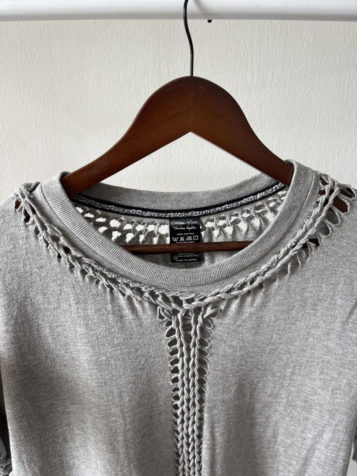 Number (N)ine 2007 Number Nine Brided Tee Size US M / EU 48-50 / 2 - 8 Thumbnail