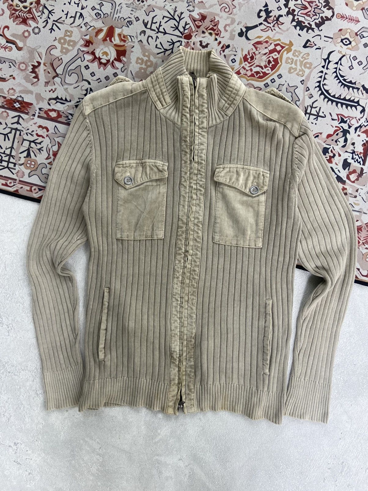 Katharine Hamnett London Vintage Katherine Hamnet London knit zip pocket Jacket Size US M / EU 48-50 / 2 - 4 Thumbnail