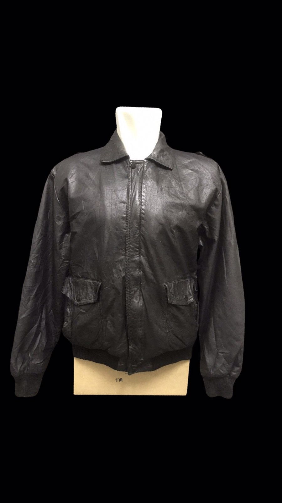 Japanese Brand Vintage Marquis Japan Cowhide Leather A2 AirForce Jacket Size US L / EU 52-54 / 3 - 1 Thumbnail