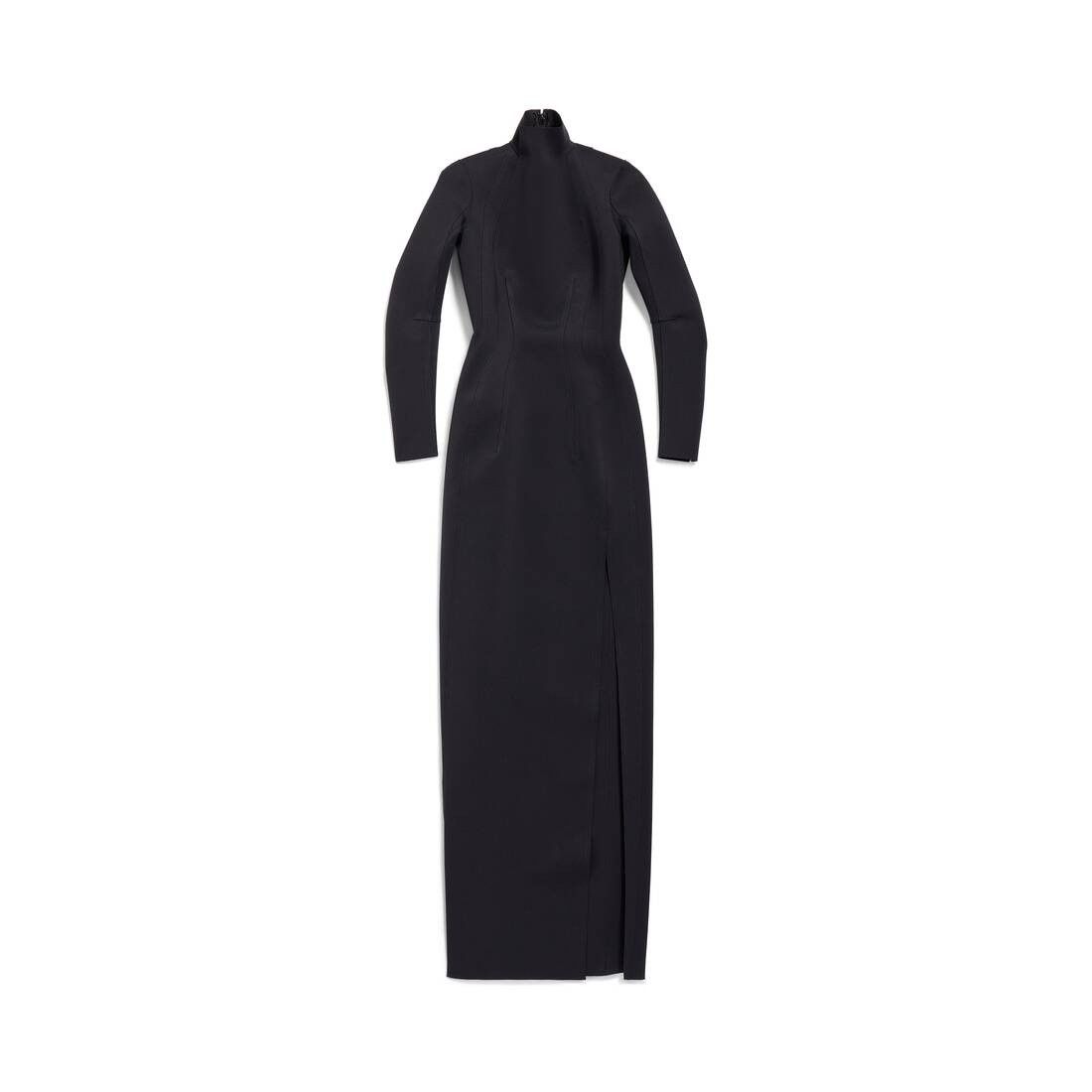 Balenciaga o1bcso1str0525 Fitted Gown in Black Size L / US 10 / IT 46 - 1 Thumbnail