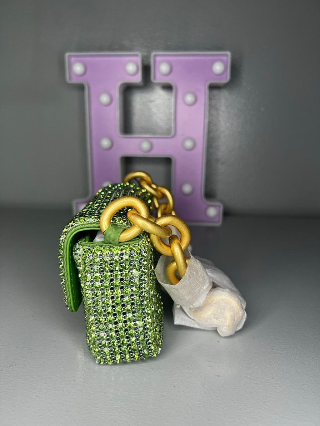 Brandon Blackwood Brandon Blackwood Micro Nia Green Crystal Size ONE SIZE - 8 Thumbnail
