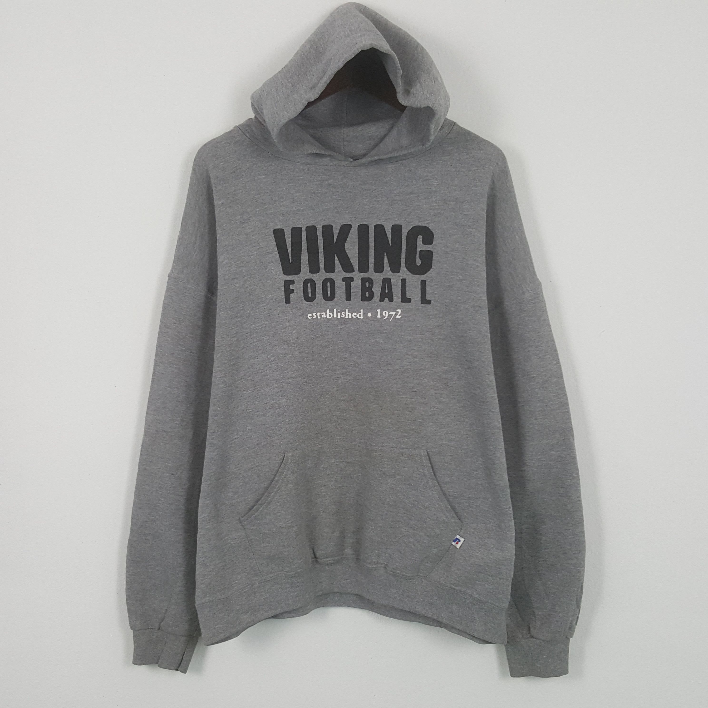 Vintage Viking Football Sweatshirt Hoodies
