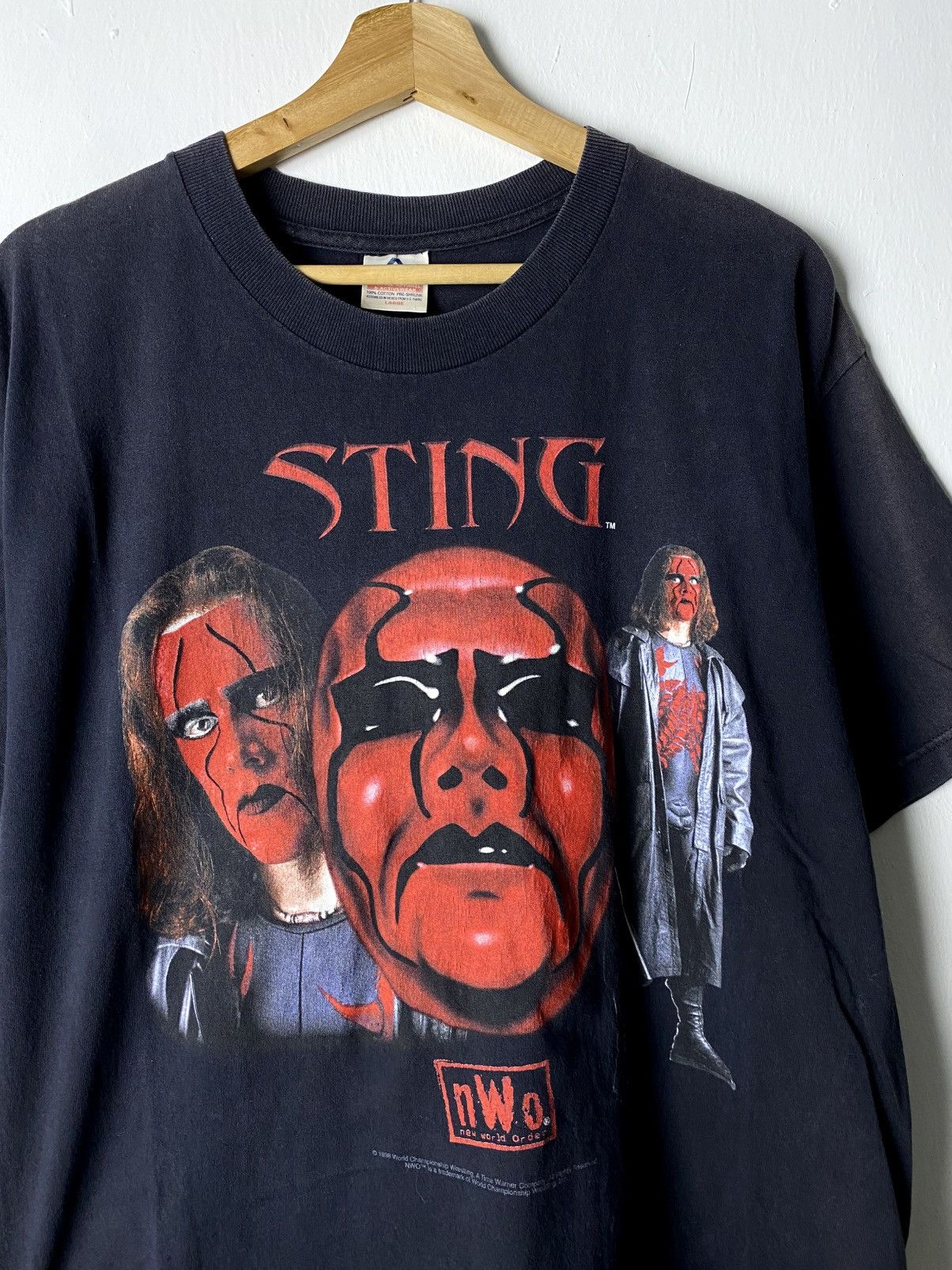 WCW/nWo Vintage Sting nWo © 1998 WCW Size US L / EU 52-54 / 3 - 8 Thumbnail