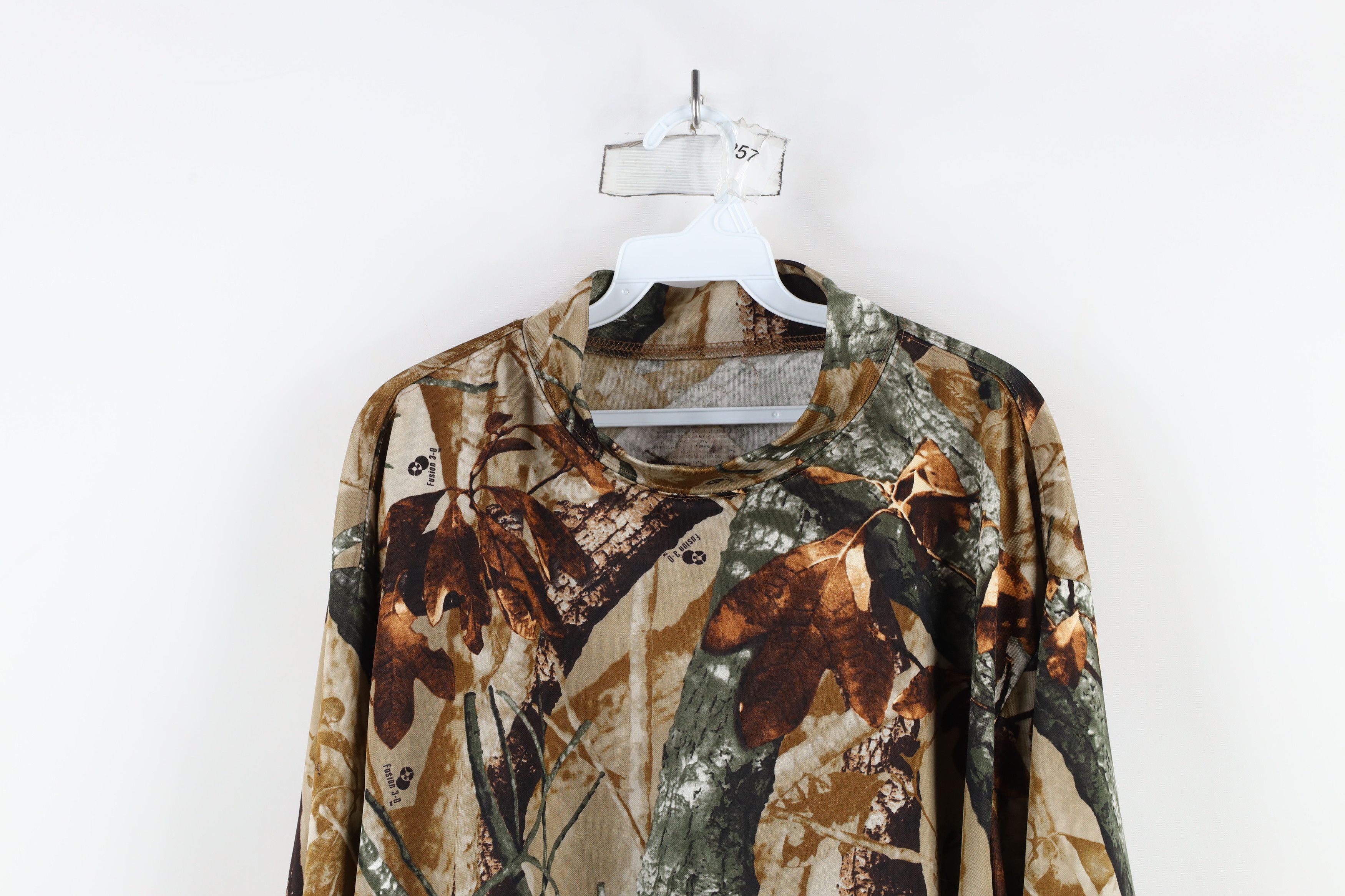 Vintage Vintage Streetwear Camouflage Mock Neck Long Sleeve T-Shirt Size US XXL / EU 58 / 5 - 2 Thumbnail