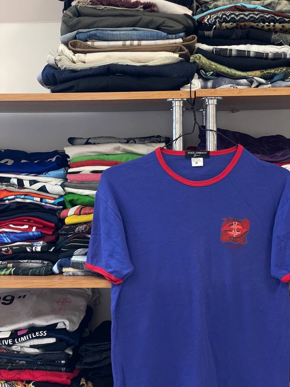Dolce & Gabbana × Vintage Dolce Gabbana D&G Monogram Basic T Shirt Cotton Large Size US M / EU 48-50 / 2 - 4 Thumbnail