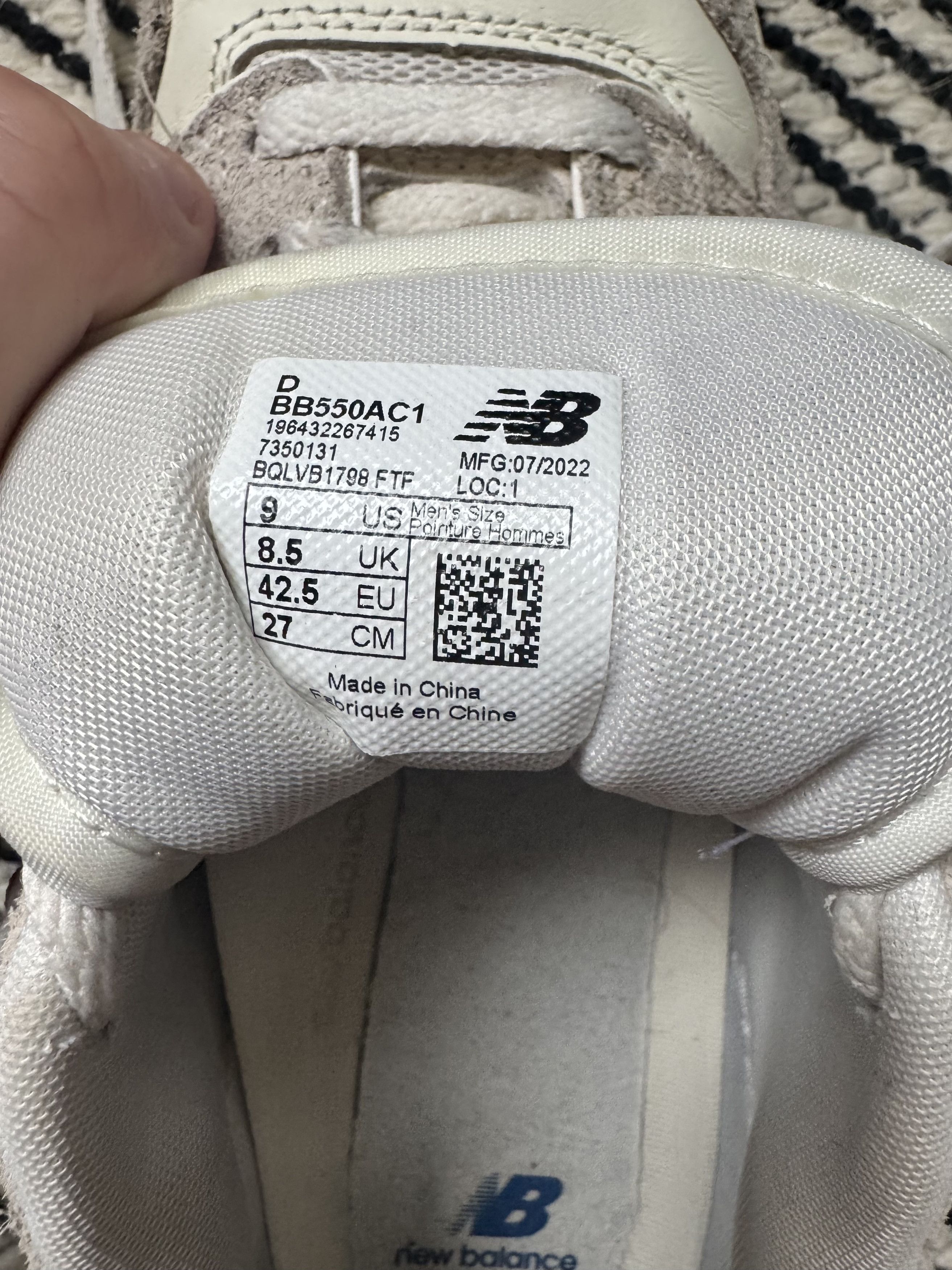 Aime Leon Dore × New Balance New Balance 550 Aime Leon Dore Grey Suede Size US 9 / EU 42 - 9 Thumbnail