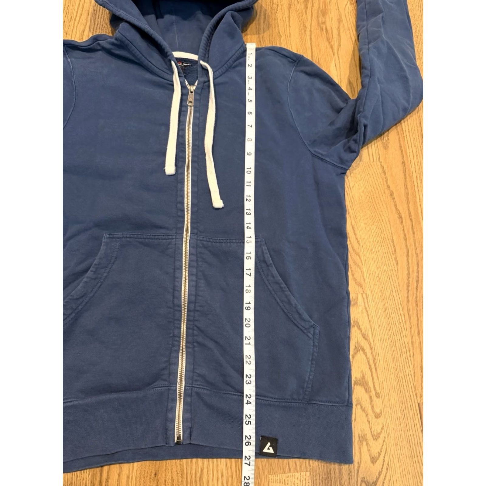 Vintage American Giant Full Zip Hoodie Sweatshirt Men’s Size Small Blue Heavyweight Size US S / EU 44-46 / 1 - 6 Thumbnail