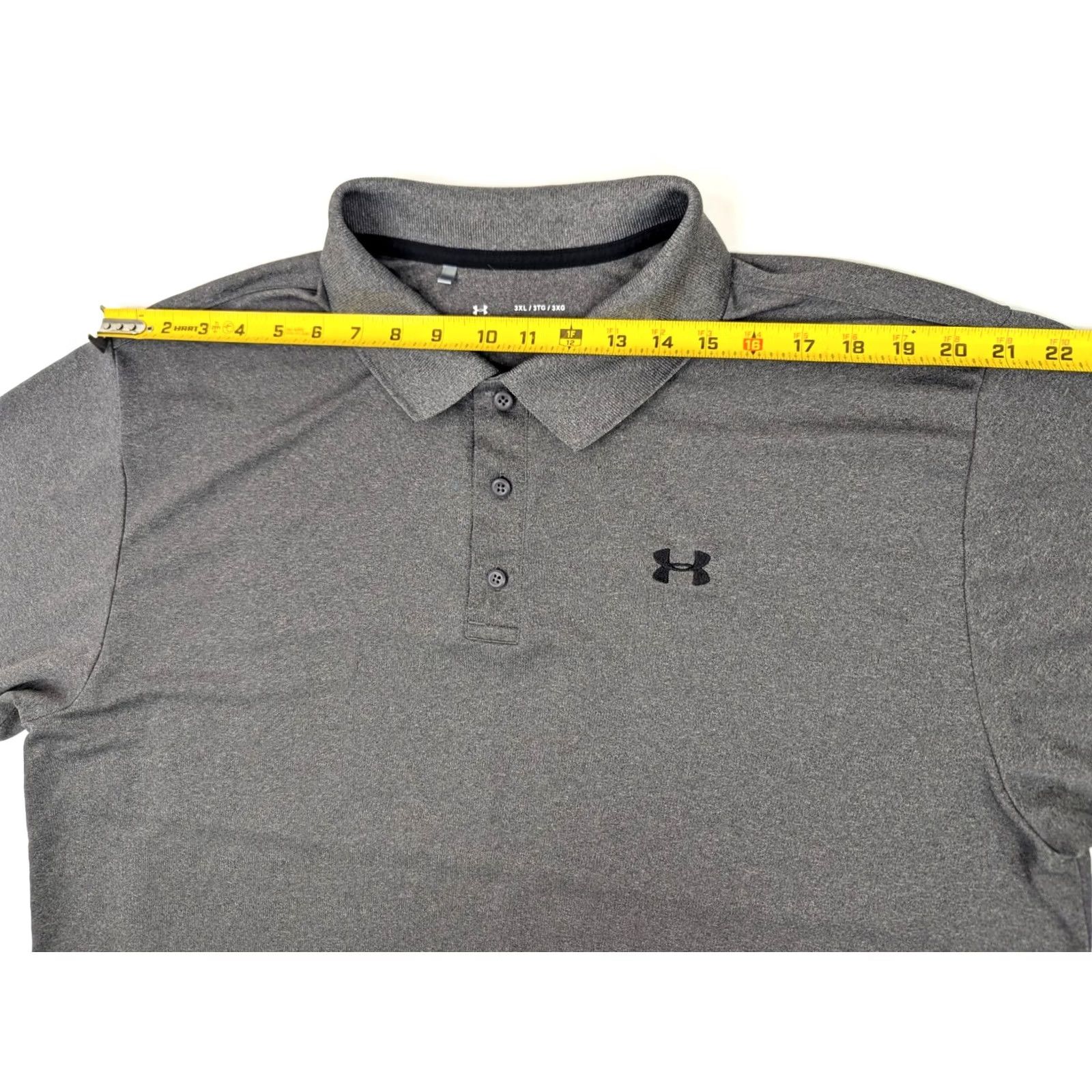 Under Armour Under Armour HeatGear Loose Polo Shirt Men 3XL Gray Short Sleeve Polo Shirt, HeatGear, 3XL, Gray, Short Sleeve, Polo, Men, Loose Fit Size US XXL / EU 58 / 5 - 5 Thumbnail