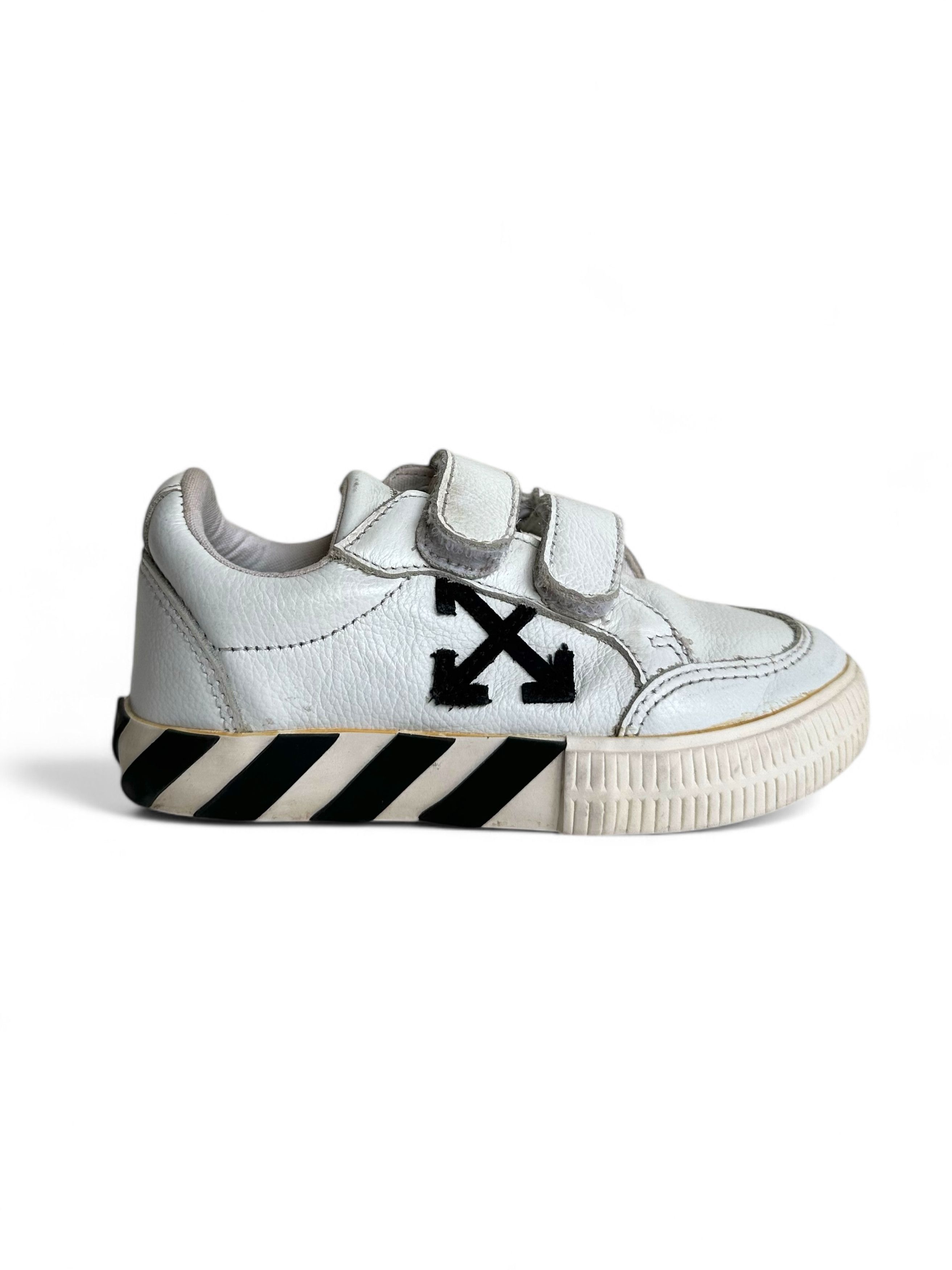 Off White Kids Velcro Vulcanized Low Top Sneakers