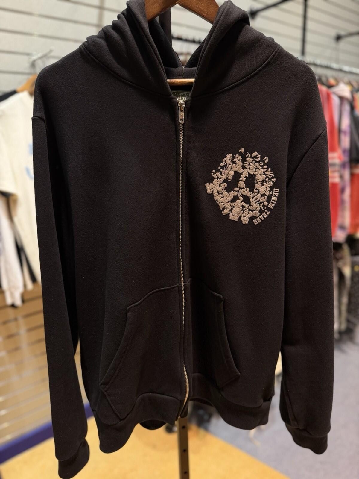 DENIM TEARS Size (XXL) Denim Tears Zip Up Hoodie Black Rare Size US XXL / EU 58 / 5 - 6 Thumbnail