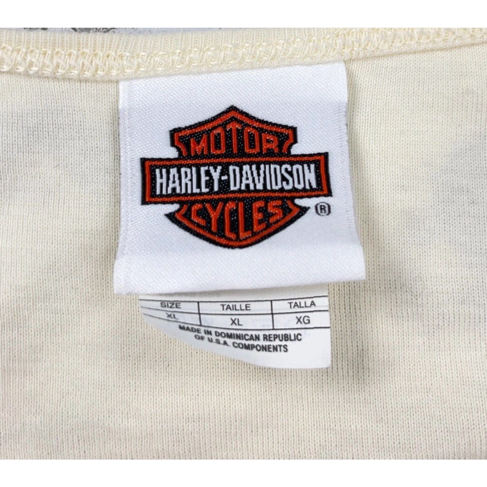 Harley Davidson VINTAGE Harley-Davidson Shirt Women XL White Tank Top Tee Dragon Y2K Ladies Top Size XL / US 12-14 / IT 48-50 - 6 Thumbnail