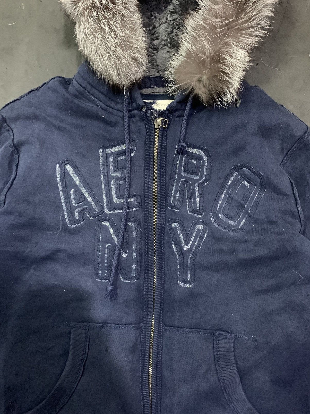 Aeropostale 💸BINDINGOFFER💸Aeropostale Faux FurHoodie lgb ifsixwasnine Size US L / EU 52-54 / 3 - 8 Thumbnail