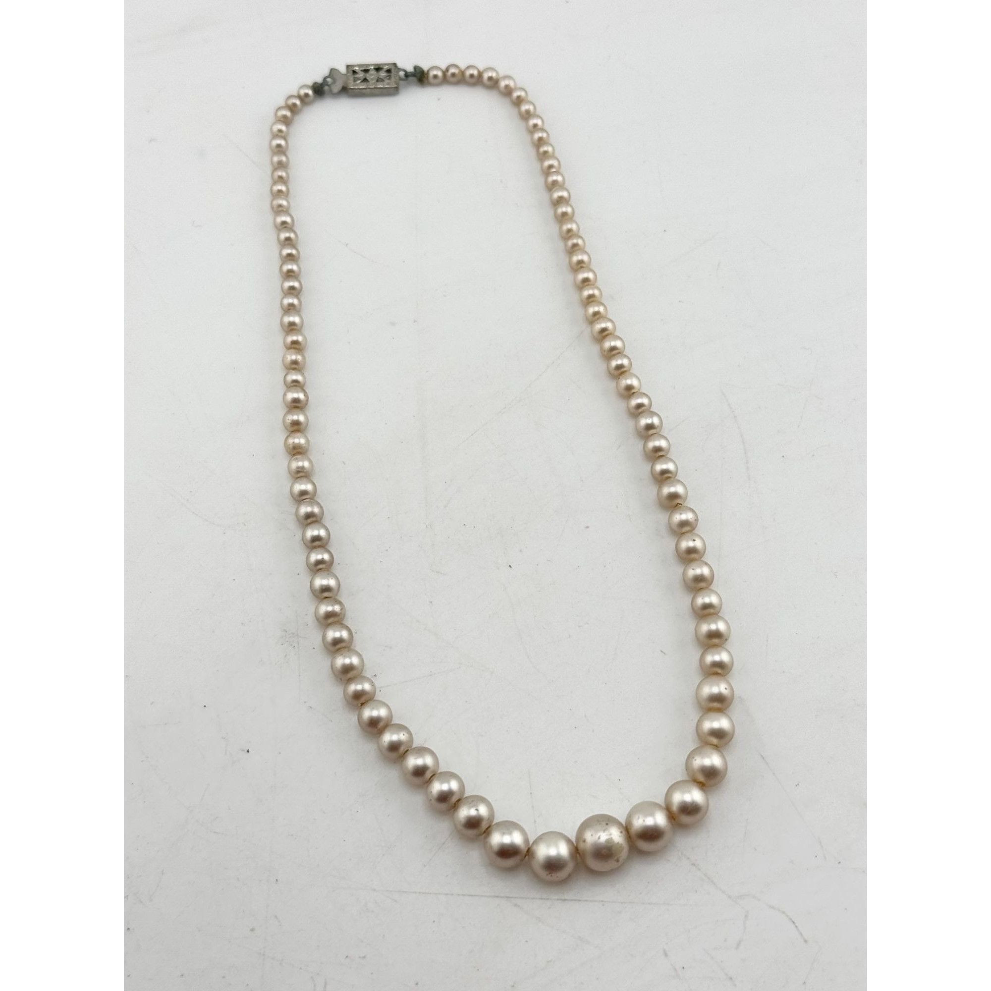 Vintage Vintage faux pearl beaded necklace Size ONE SIZE - 2 Thumbnail