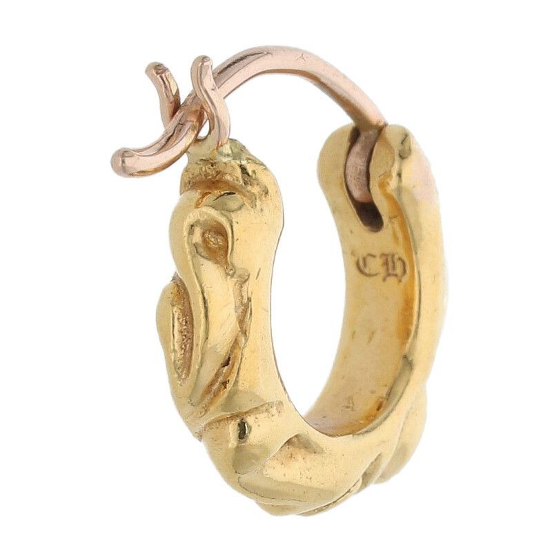 (。・ω・。)専用CHROME HEARTS HOOP SCROLL Chrome Hearts Chrome Hearts Scroll Hoop Earring | Grailed