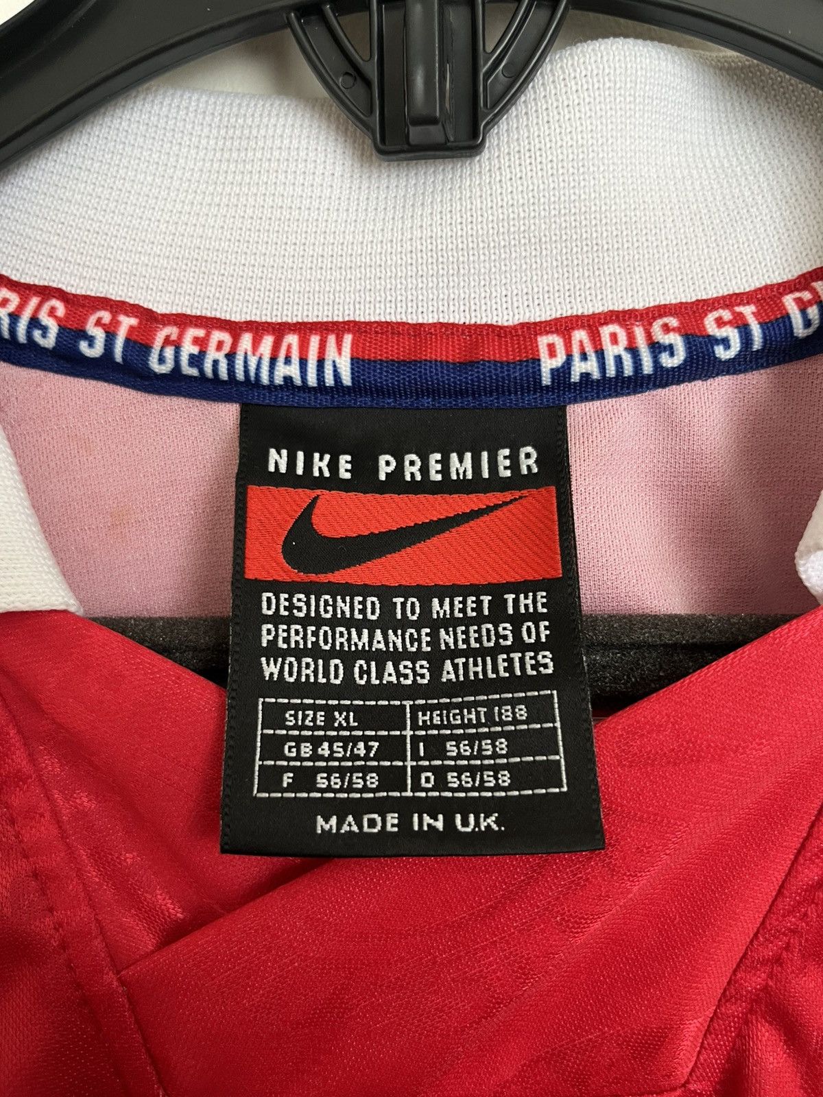 Nike Paris Saint-Germain 1996–97 Home Kit Size US XL / EU 56 / 4 - 3 Thumbnail