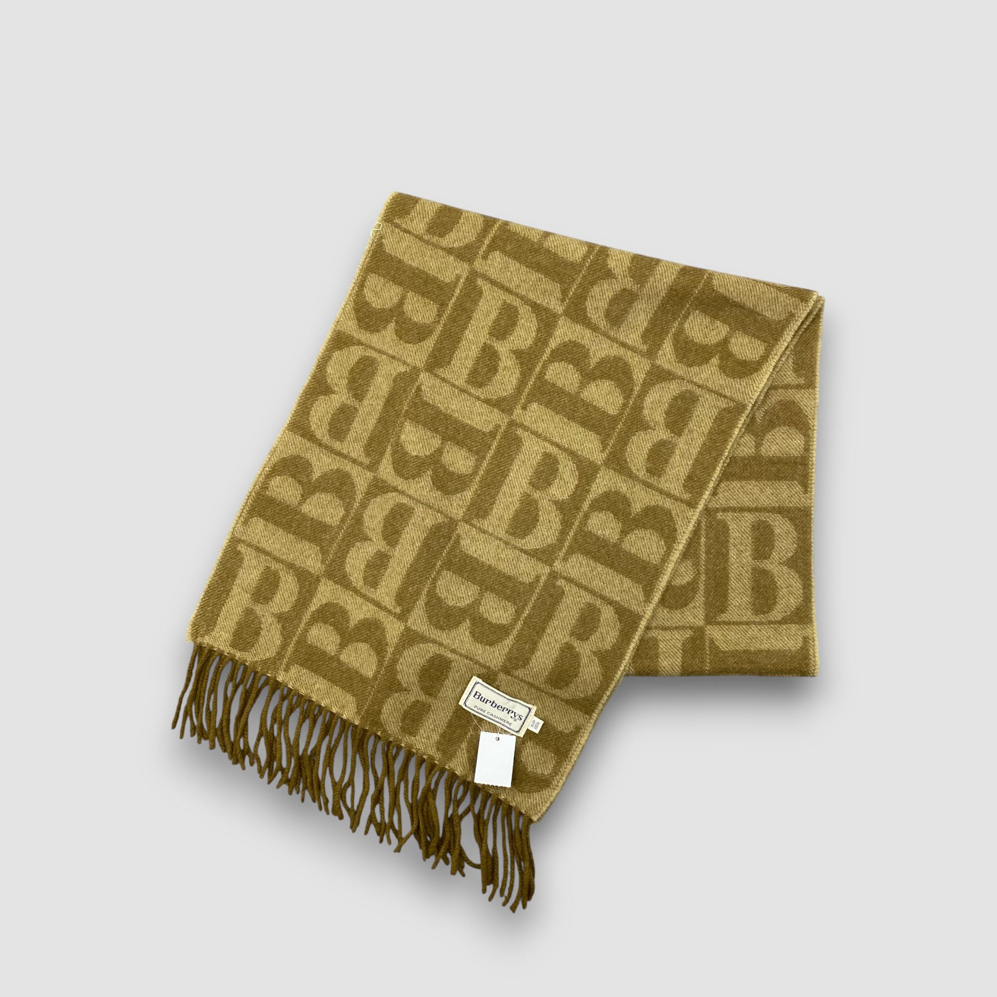 Burberry Vintage Burberry Scarf Muffler Wool Cashmere Scarves Size ONE SIZE - 3 Thumbnail