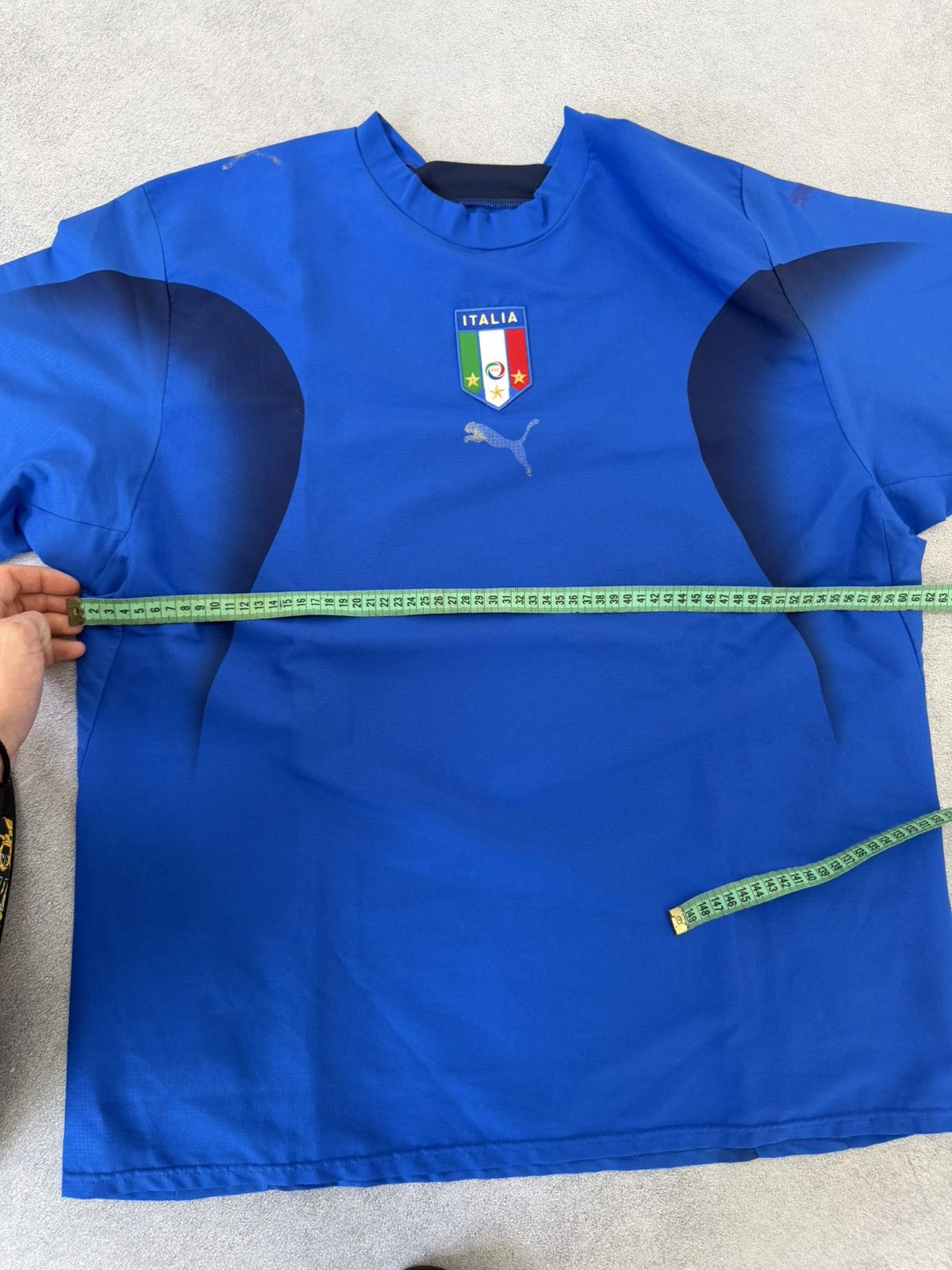 Other Puma Italy Football Jersey T-Shirt Y2K Size US L / EU 52-54 / 3 - 13 Thumbnail