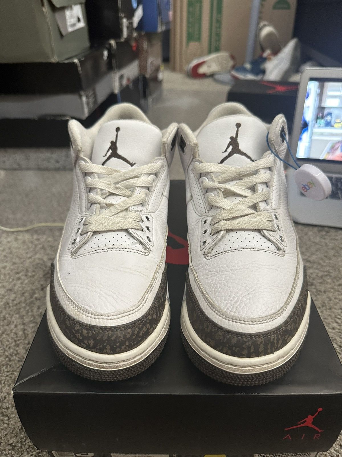 Jordan Brand Air jordan 3 mocha white latte brown chocolate - size 9.5 Size US 9.5 / EU 42-43 - 6 Thumbnail