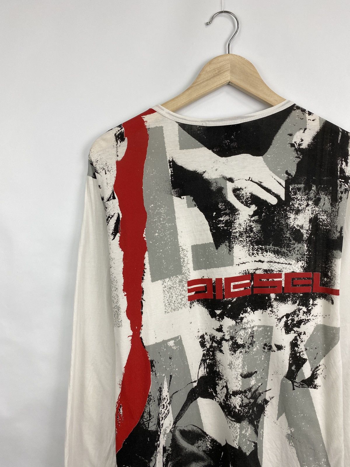 Diesel 🇺🇸 Vintage 90 Diesel Indian Friendship OF Peoples Long Sleeve Size US L / EU 52-54 / 3 - 2 Thumbnail