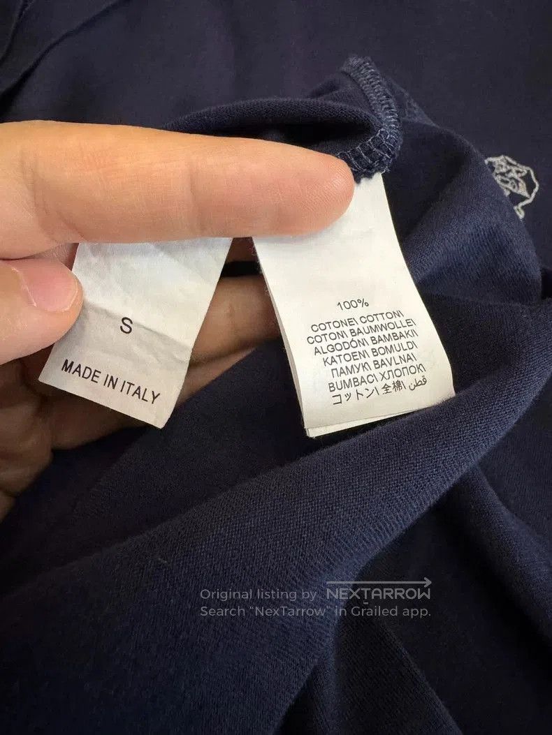 Brunello Cucinelli Brunello Cucinelli SS24 Logo Crewneck T-Shirt. Size US S / EU 44-46 / 1 - 4 Thumbnail