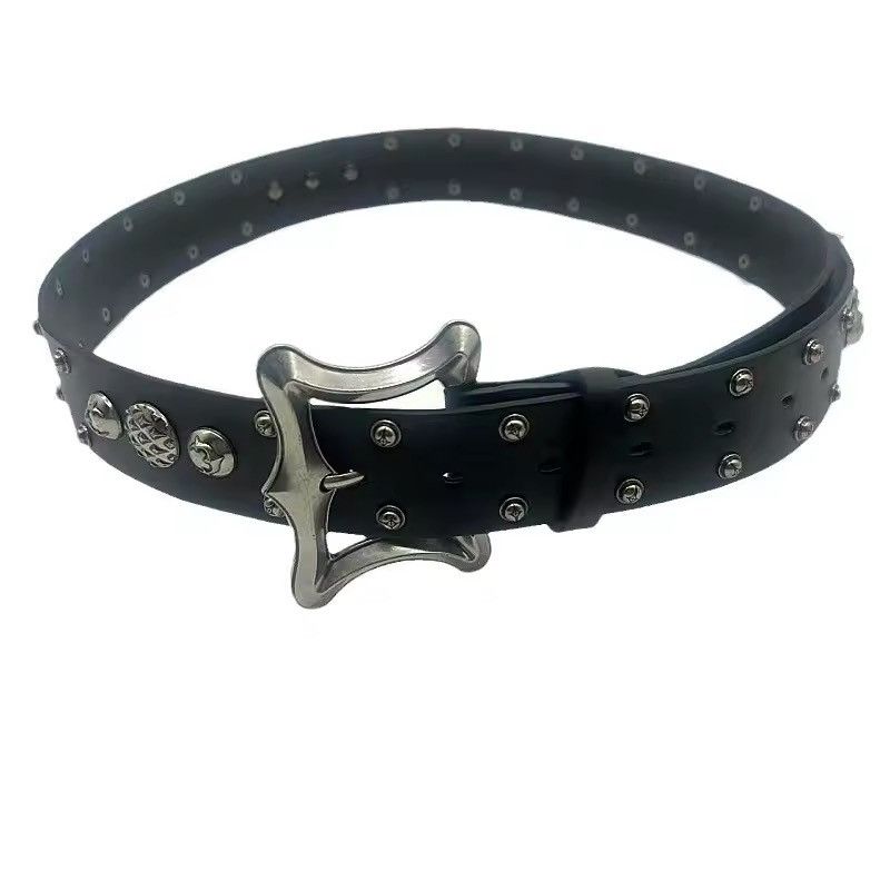 Japanese Brand × Other Rock punk style genuine pu leather belt Size ONE SIZE - 5 Thumbnail