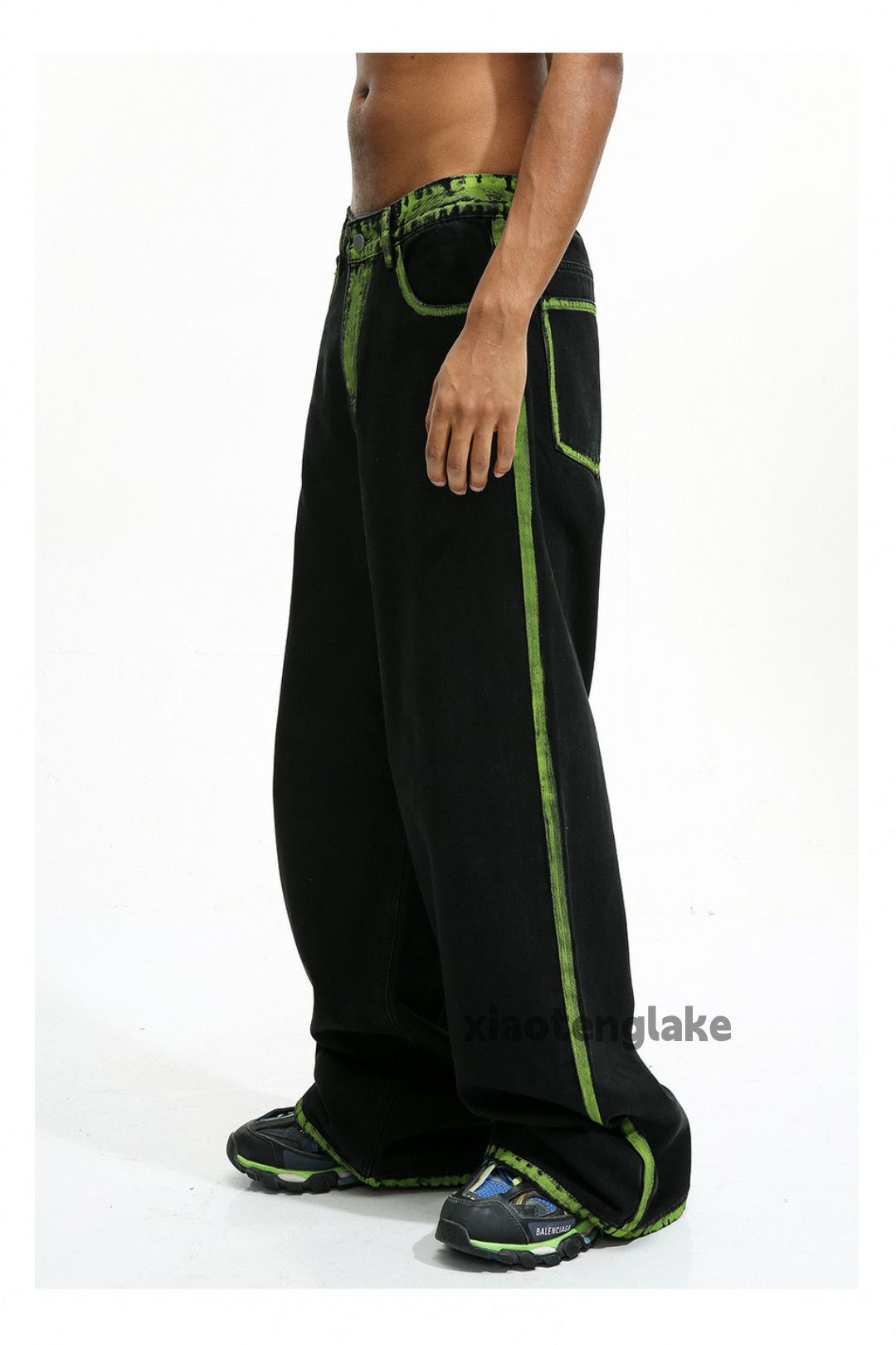 Designer × Japanese Brand × Vintage urban utility skate hiphop loose baggy flared pants Size US 32 / EU 48 - 5 Thumbnail