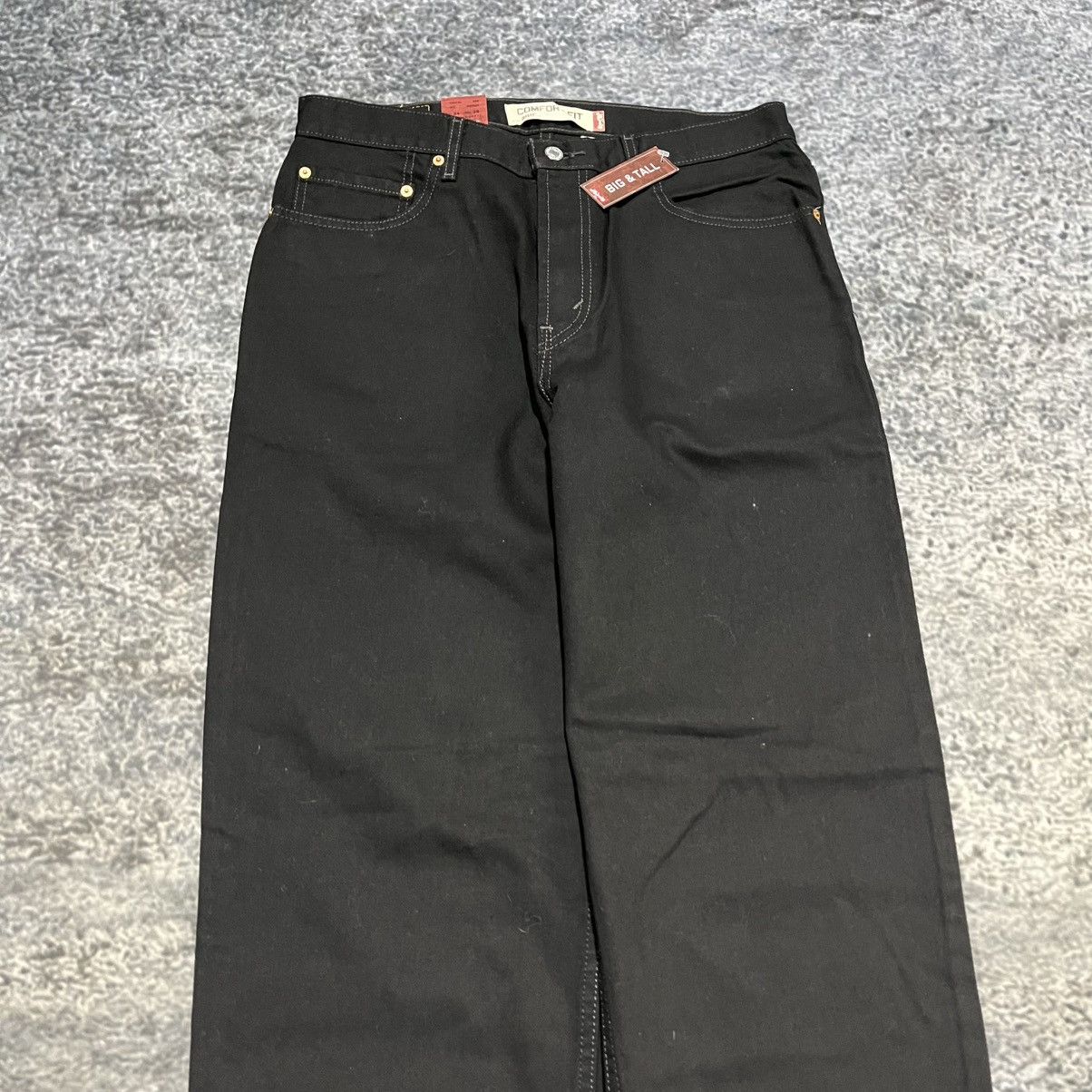 Levi's Vintage Levi's 560 Black Loose Comfort Fit Jeans 34x38 NEW Size US 34 / EU 50 - 6 Thumbnail