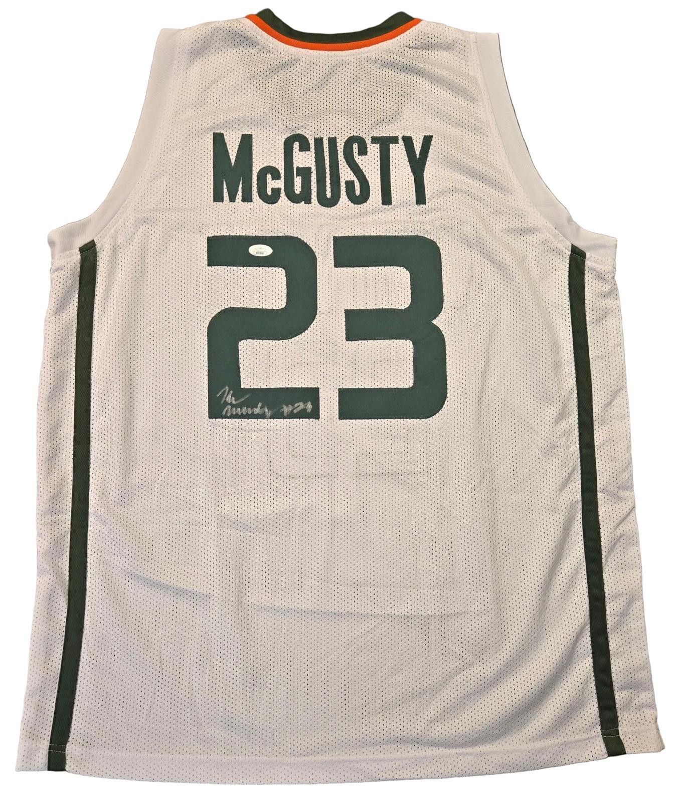 Other Kameron McGusty Hurricanes Signed Basketball Jersey coa Size ONE SIZE - 2 Thumbnail