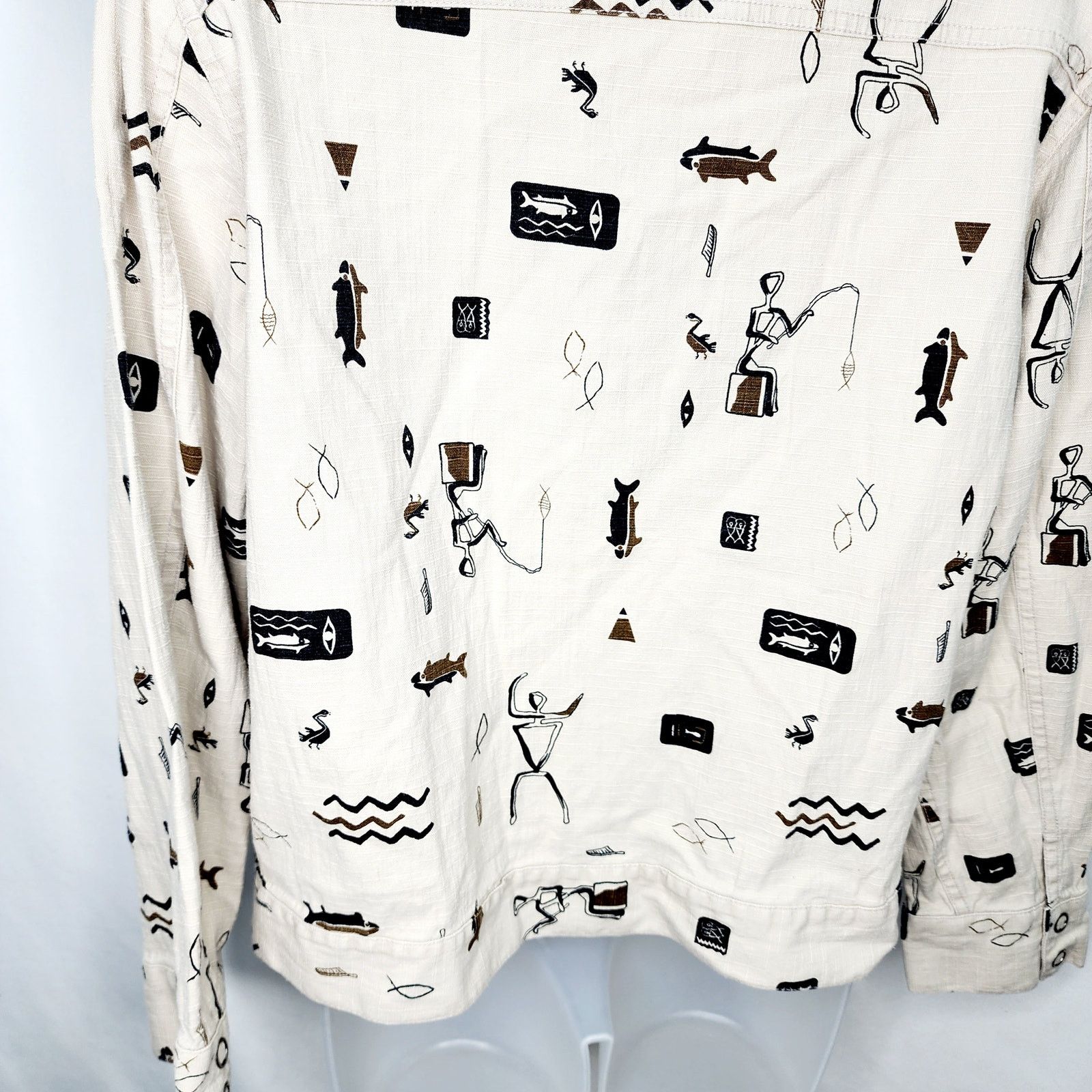 Other Chico's 80s/90s Vintage Print Jacket Artsy Abstract Jacket Size M / US 6-8 / IT 42-44 - 13 Thumbnail