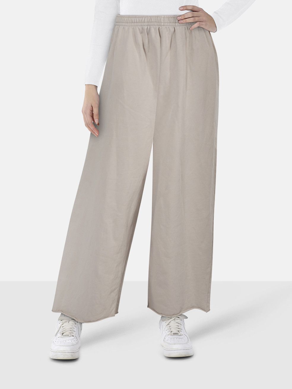 Acne Studios Beige Wide Leg Elasticated Joggers Size 28" / US 6 / IT 42 - 1 Thumbnail