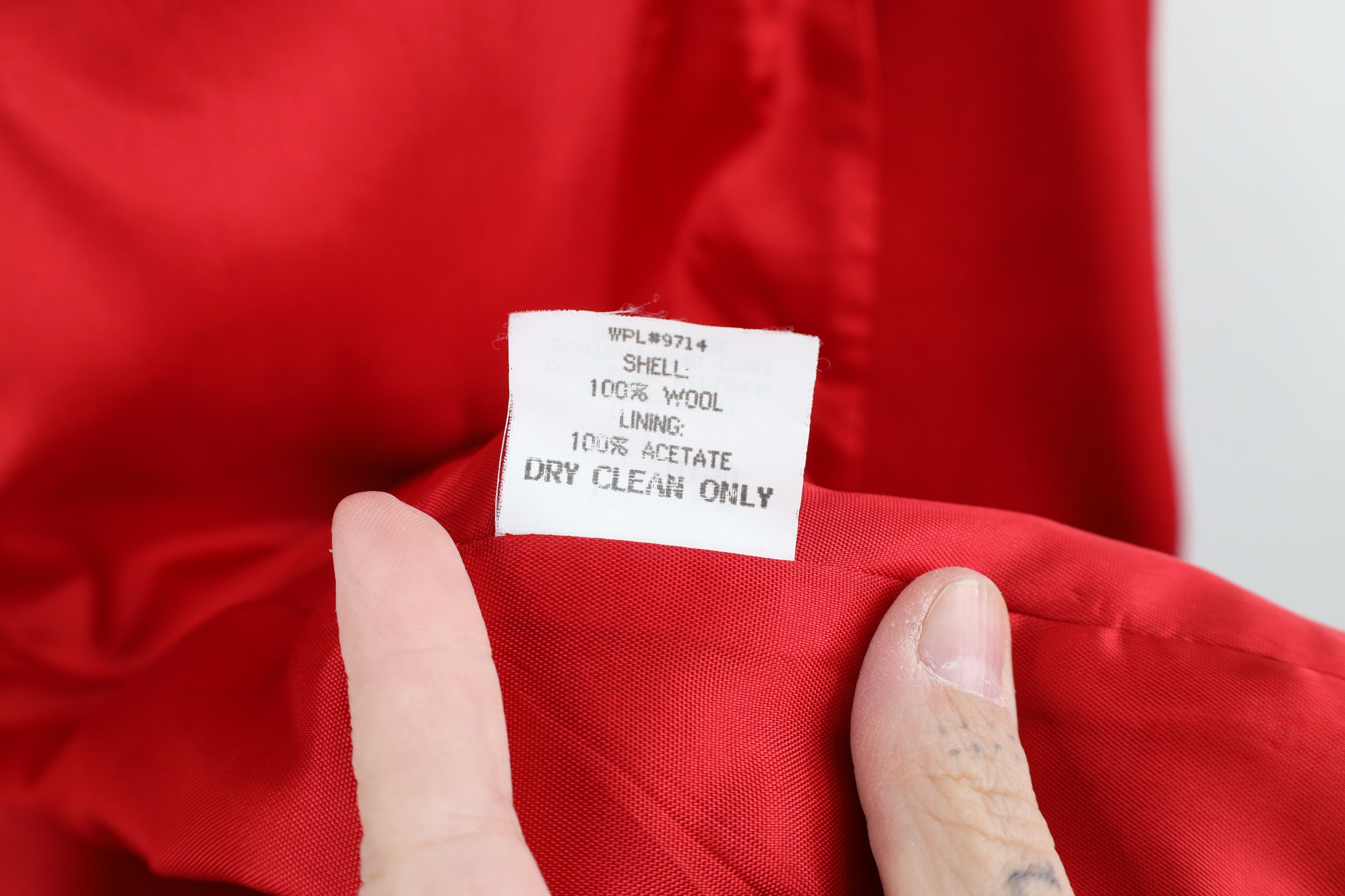 Vintage Vintage 90s Streetwear Button Blazer Suit Coat Jacket Red Size XXL / US 16-18 / IT 52-54 - 11 Thumbnail