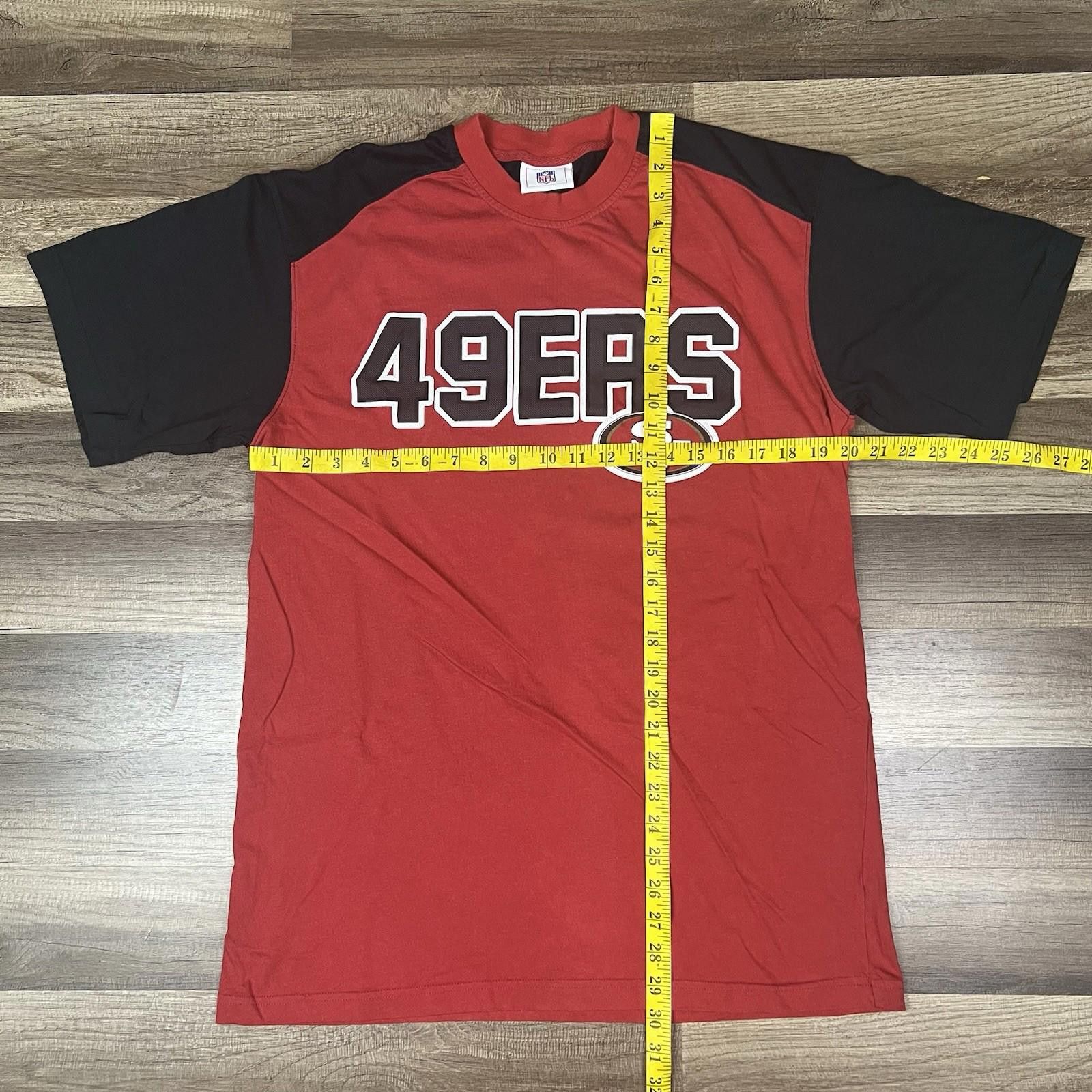NFL Y2K VTG NFL San Francisco 49ers Spellout Logo Shirt Sz Large Size US L / EU 52-54 / 3 - 3 Thumbnail