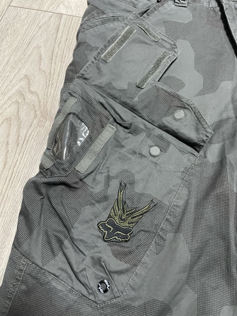 Fox Racing Crazy Baggy Fox MTB Camo Cargo Shorts Y2K Motocross Size US 30 / EU 46 - 6 Thumbnail
