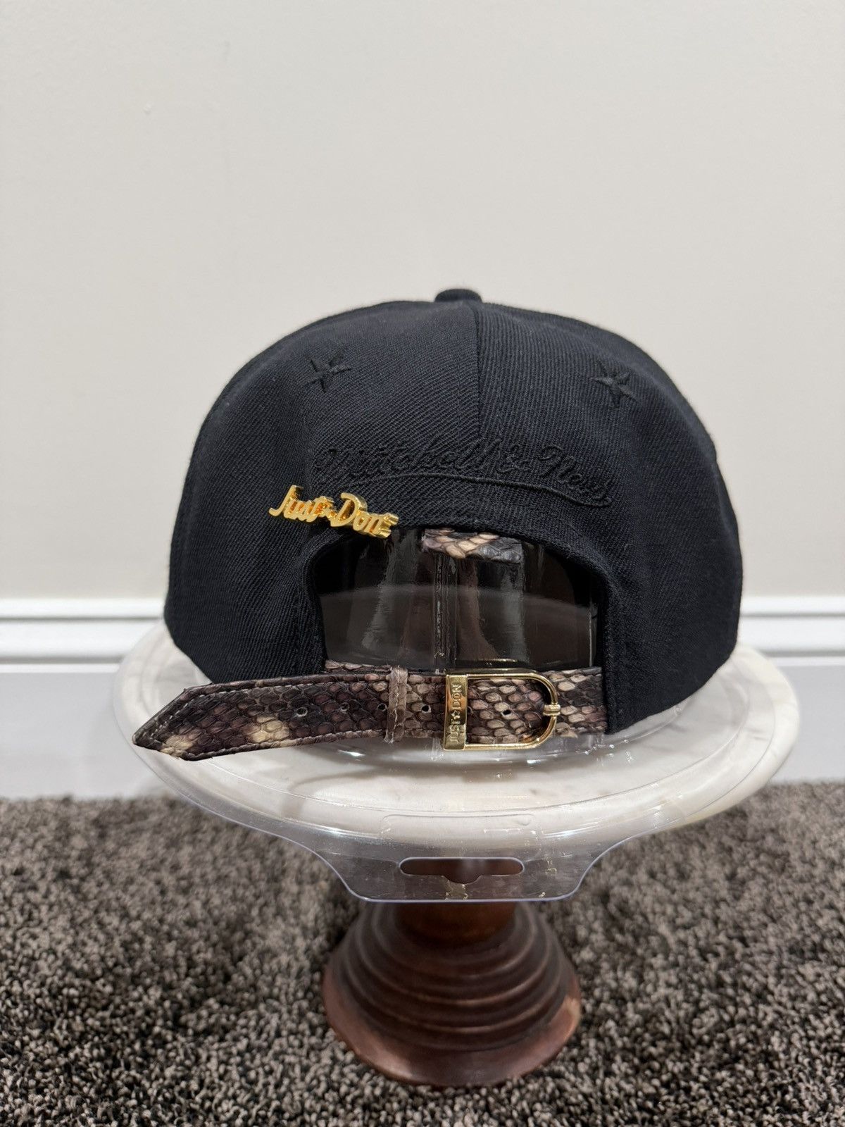Just Don × Mitchell & Ness Just Don Mitchell & Ness Philadelphia 76er Exotic Python Hat Size ONE SIZE - 3 Thumbnail