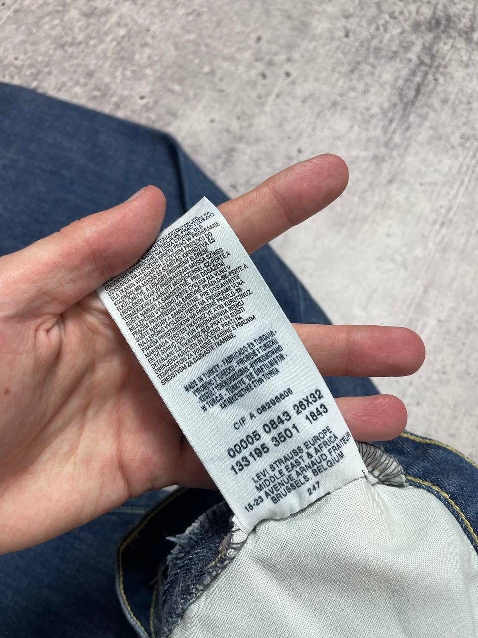 Levi's Vintage 00s Levis Engineered Twisted Leg Denim Jeans Y2K Size US 26 / EU 42 - 9 Thumbnail