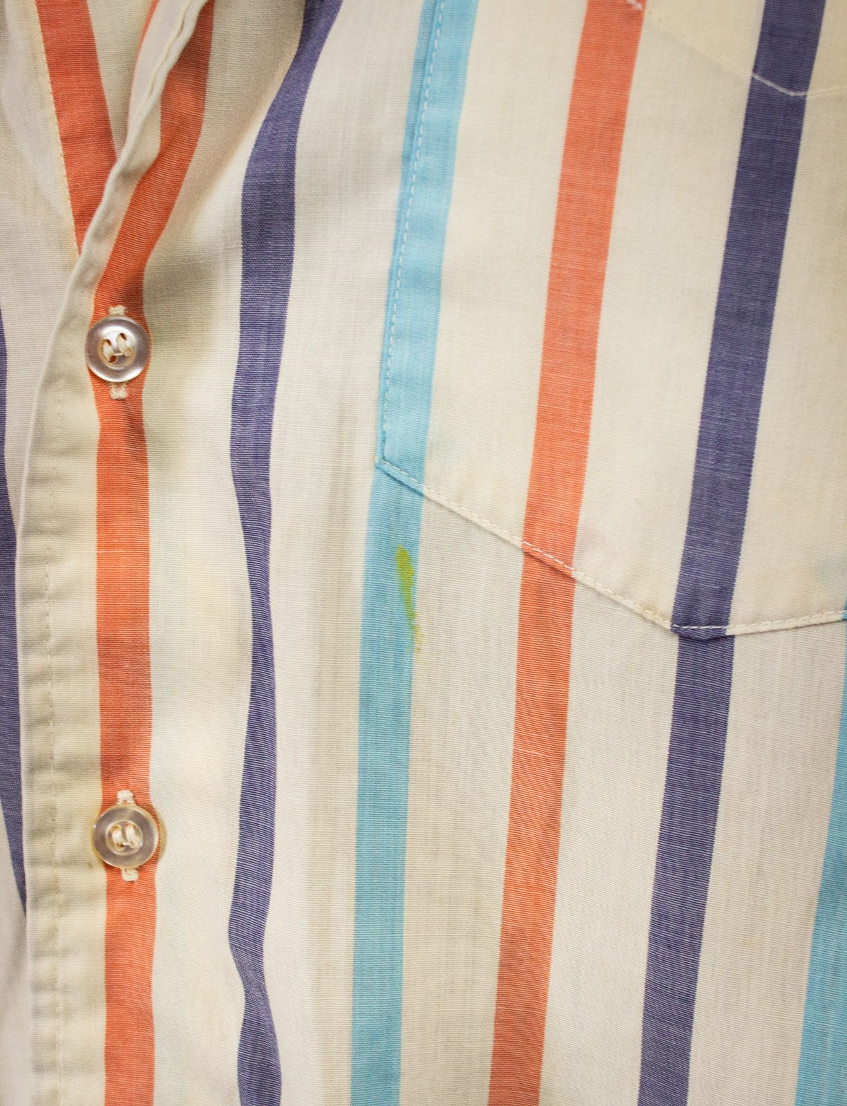 Vintage Vintage Enro Striped Button Up Shirt 70s Size US L / EU 52-54 / 3 - 5 Thumbnail